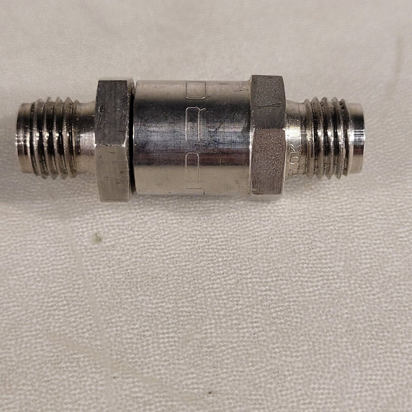 Nupro SS-4C-1 Check Valve 1 PSI 1/4" Swagelok Poppet Directional Flow
