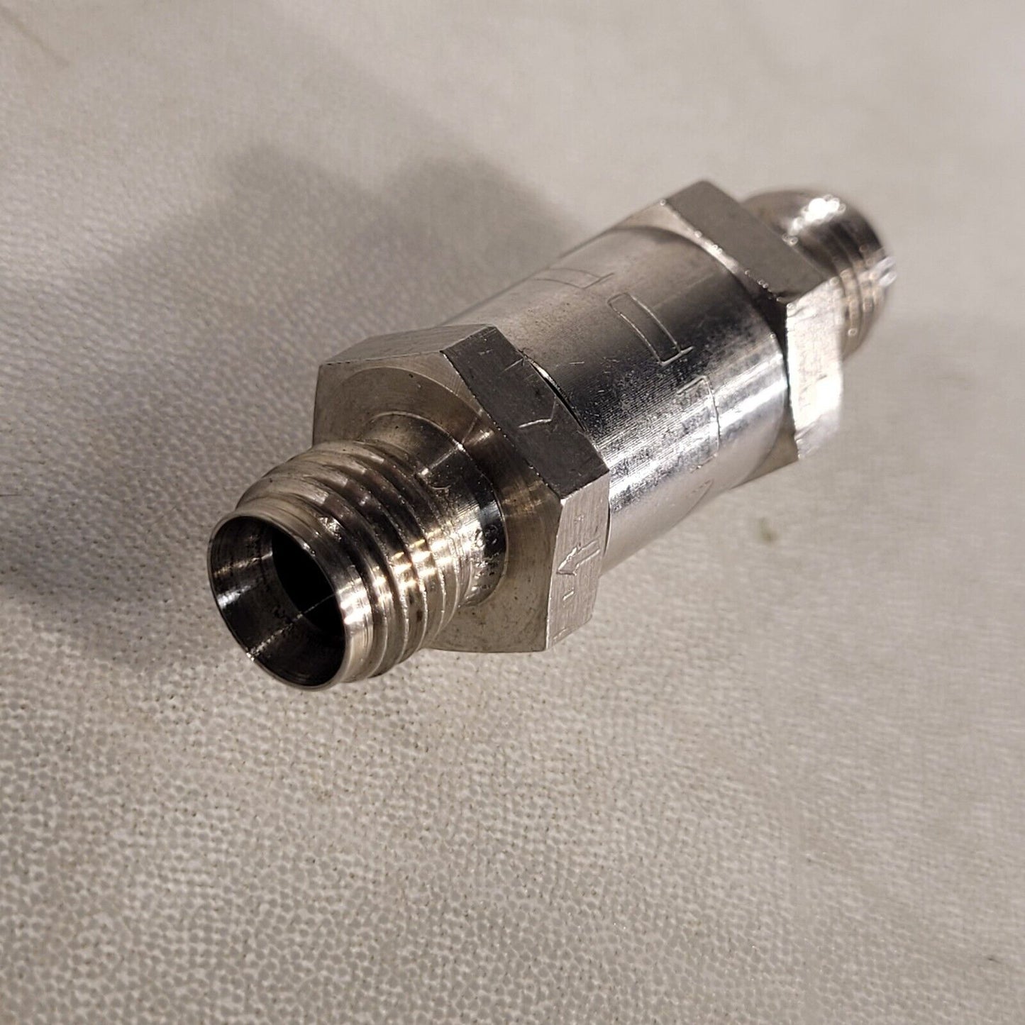 Nupro SS-4C-1 Check Valve 1 PSI 1/4" Swagelok Poppet Directional Flow