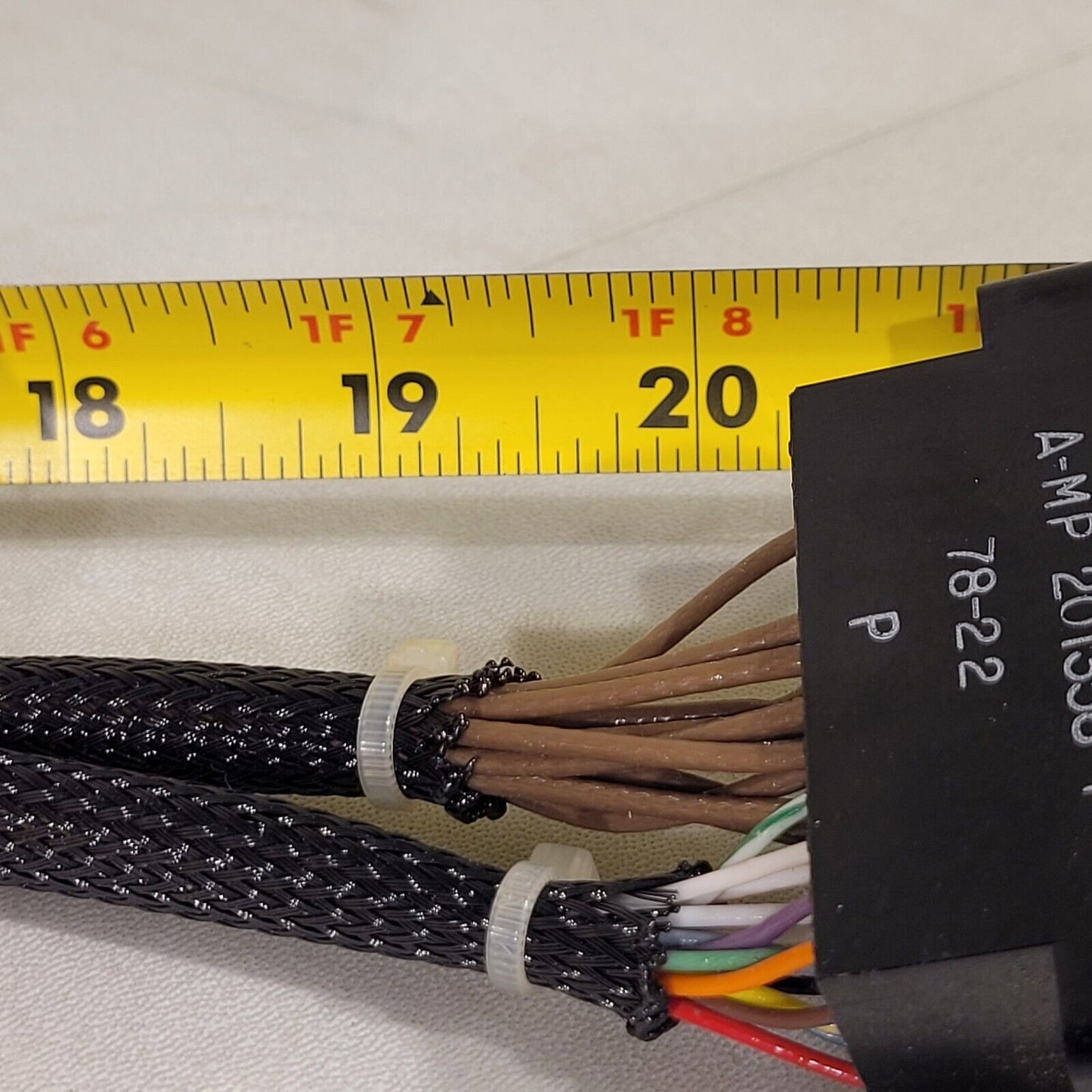 A-MP 201358-1 78-22 P Cable 1.5ft Length 29-Pin Gold Coated Connectors