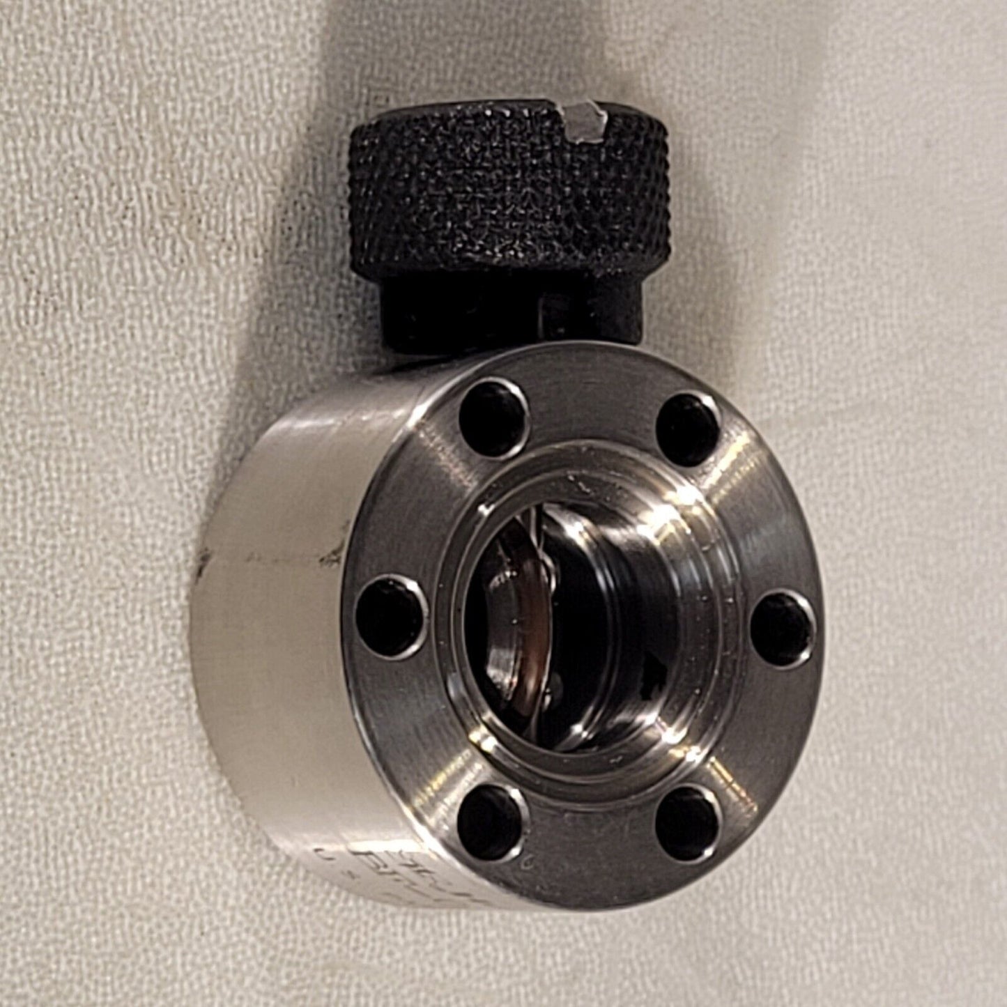 Huntington BF-075 Manual Butterfly Valve 1.33" CF Conflat DN16CF High Vacuum UHV