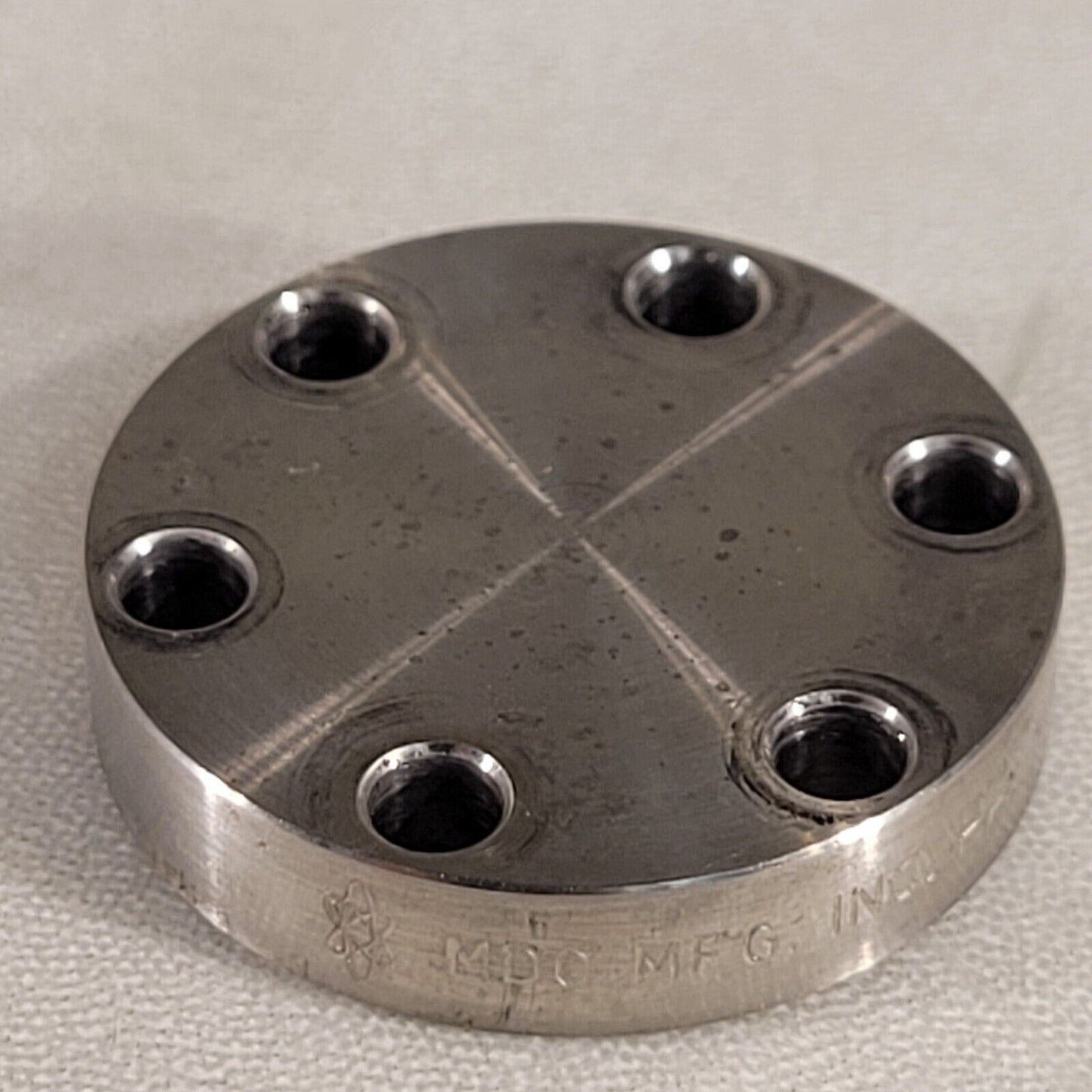 MCD MFG 1.33" Conflat Blank CF DN16CF Stainless Steel High Vacuum