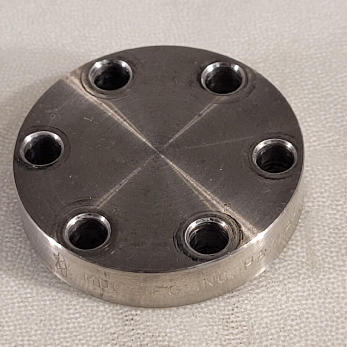 MCD MFG 1.33" Conflat Blank CF DN16CF Stainless Steel High Vacuum