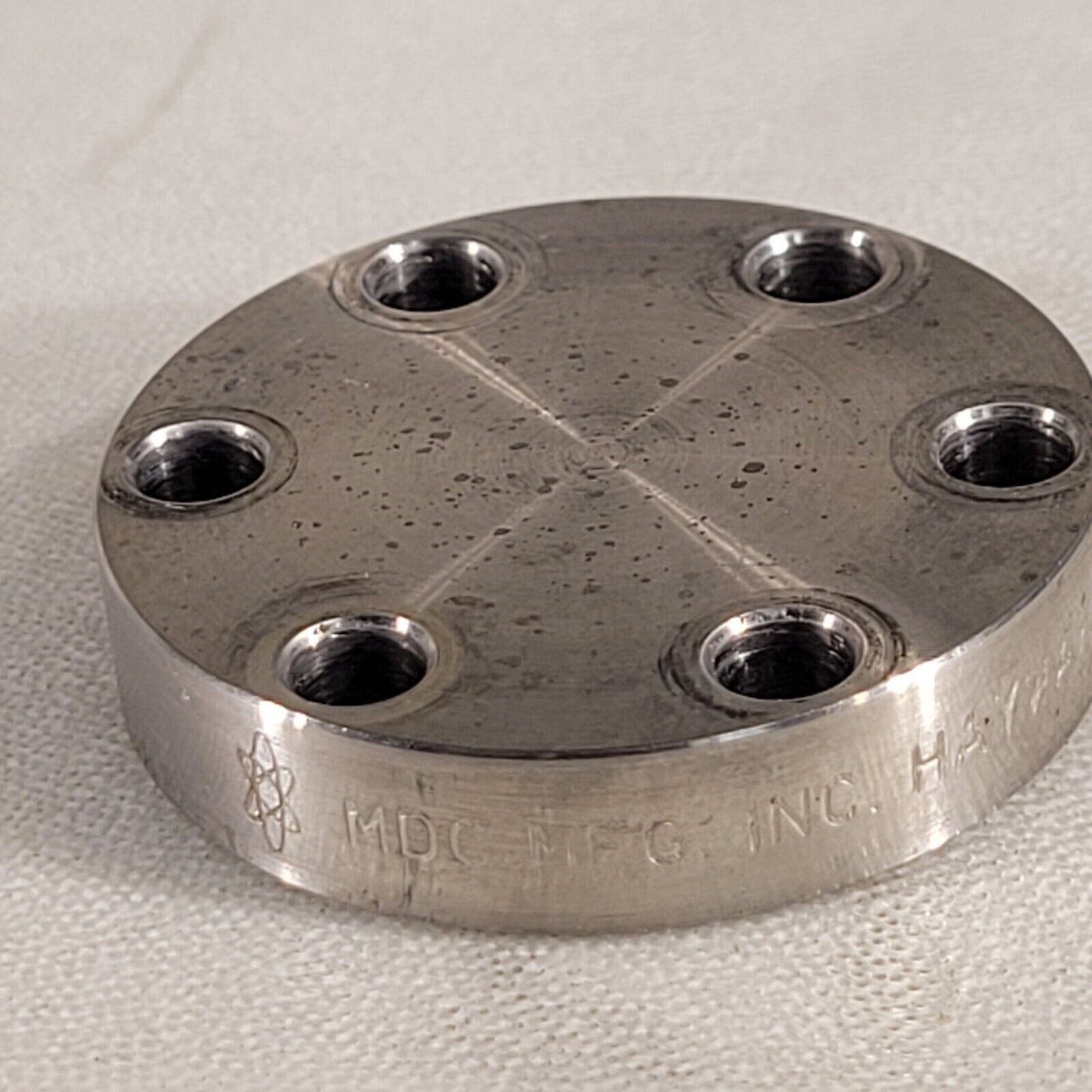 MCD MFG 1.33" Conflat Blank CF DN16CF Stainless Steel High Vacuum