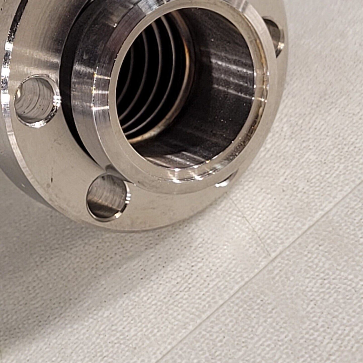 Varian 1.33" CF Conflat DN16CF Flexable Bellows Tube 9.5" Length SS High Vacuum