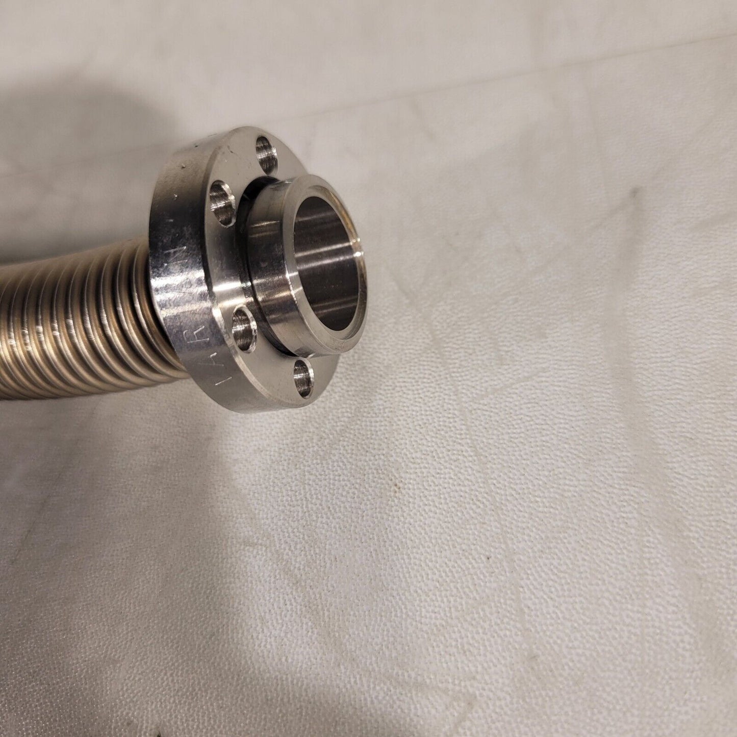 Varian 1.33" CF Conflat DN16CF Flexable Bellows Tube 9.5" Length SS High Vacuum