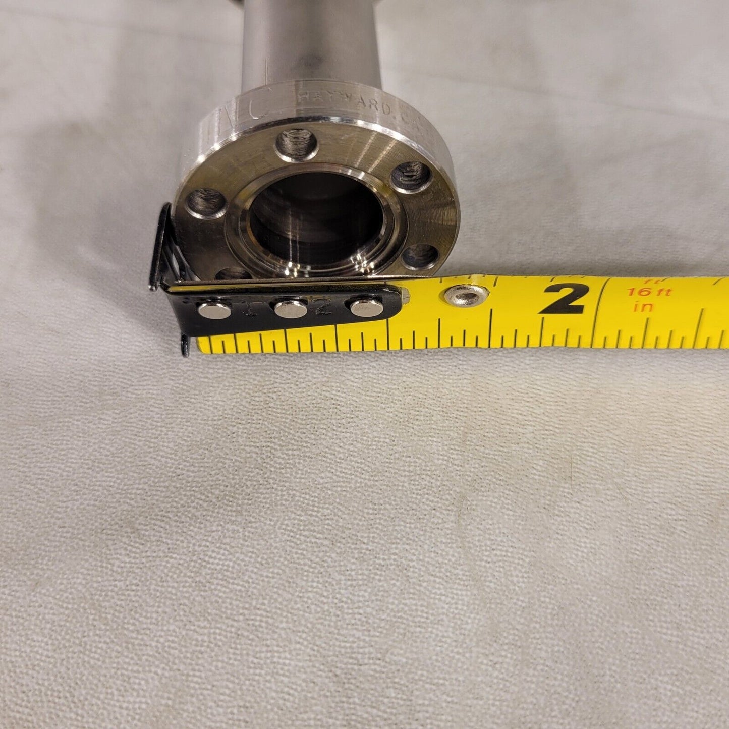 MCD 1.33" CF Conflat DN16CF Full Nipple High Vacuum Rotatable To Fixed Flange 3"