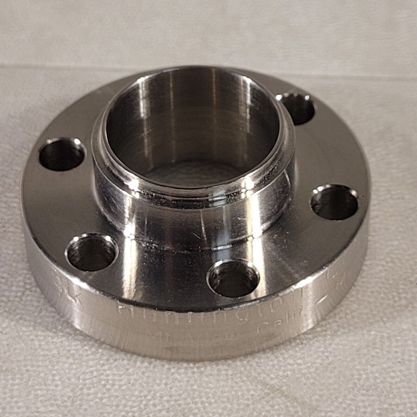 Huntington 1.33" Conflat DN16CF To 5/8" Adapter High Vacuum Stainless Tube Weld