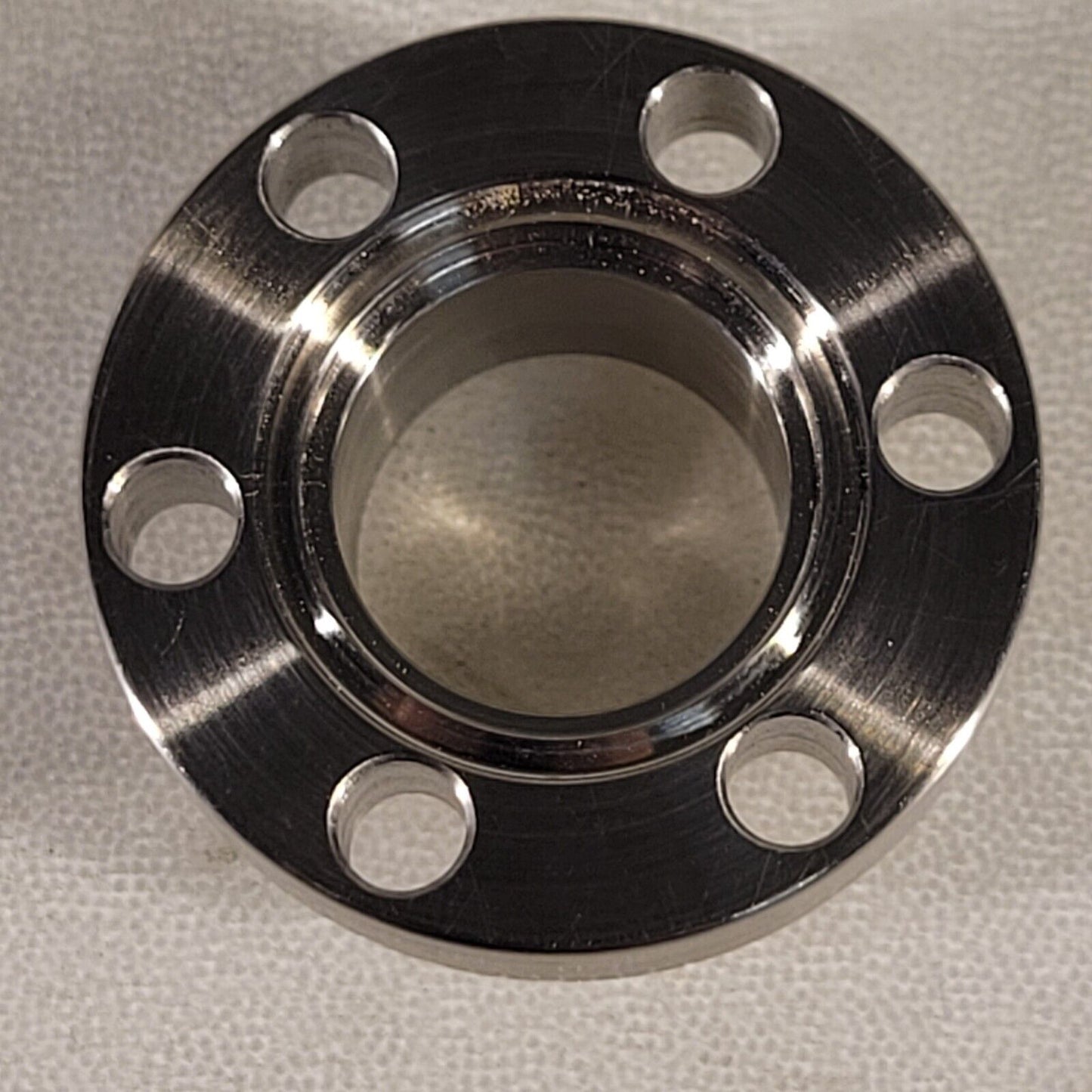 Huntington 1.33" Conflat DN16CF To 5/8" Adapter High Vacuum Stainless Tube Weld