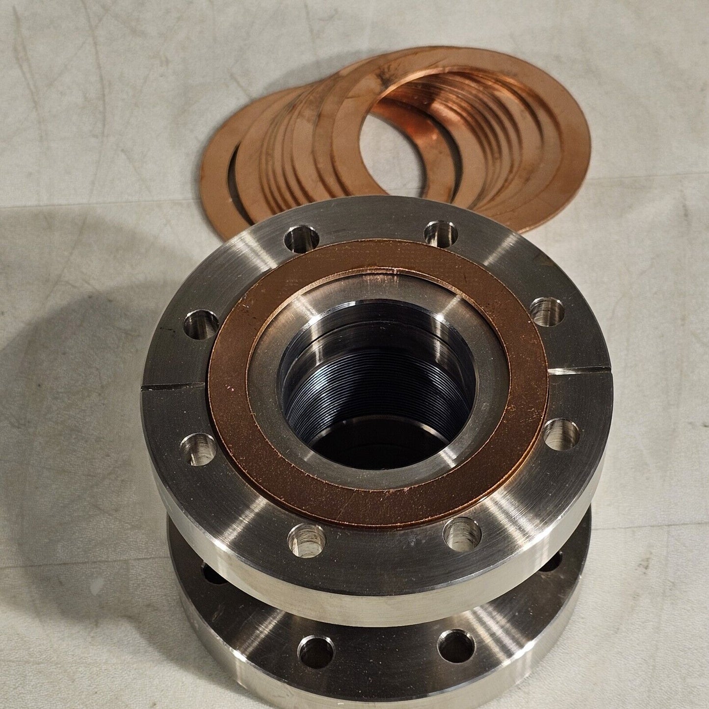 DN63CF 4.5" CF Conflat Flange Copper Gasket CF63 UHV Vacuum OFHC - Pack of 10