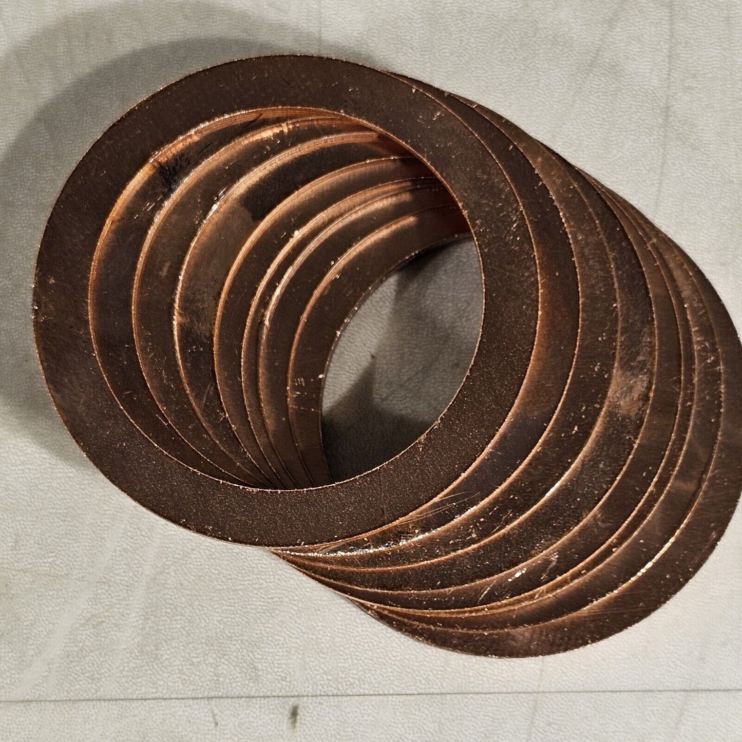 DN63CF 4.5" CF Conflat Flange Copper Gasket CF63 UHV Vacuum OFHC - Pack of 10