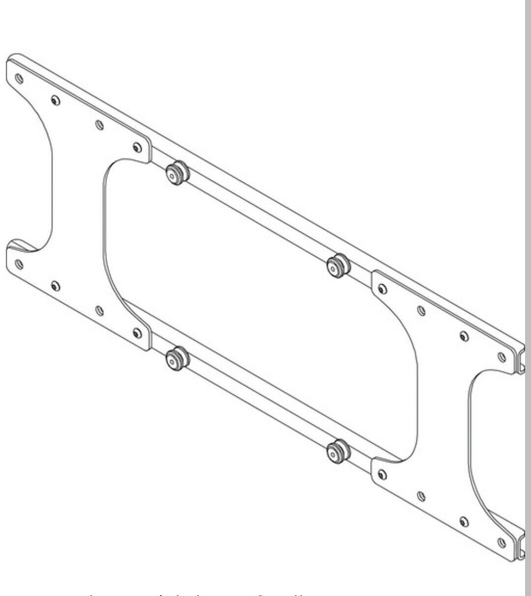 Chief MSB6175 Custom Interface Bracket for Chief Wall Mounts, Stands or Carts