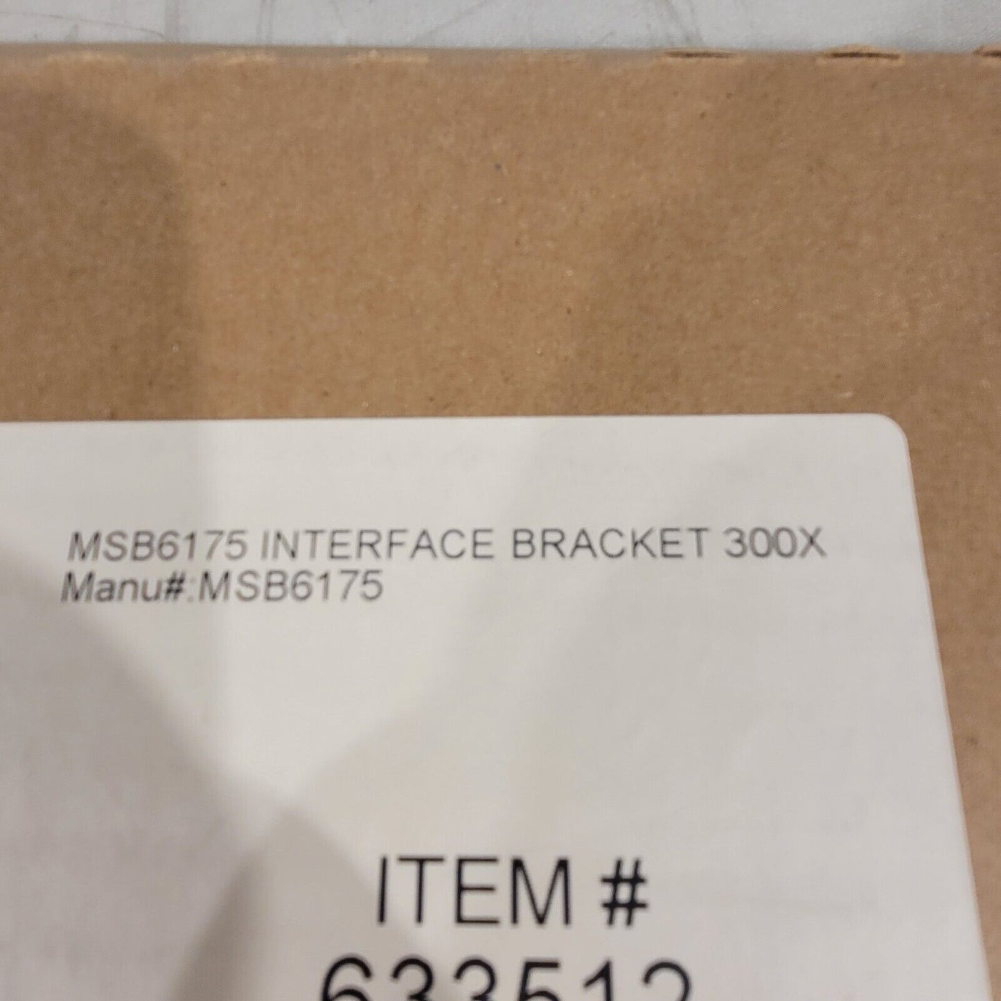 Chief MSB6175 Custom Interface Bracket for Chief Wall Mounts, Stands or Carts