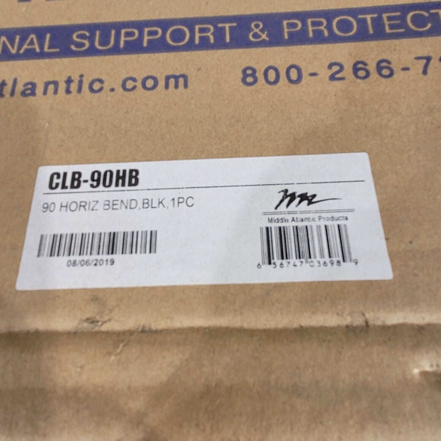 Middle Atlantic CLB-90HB - 90° Horizontal Ladder Bend 12" W