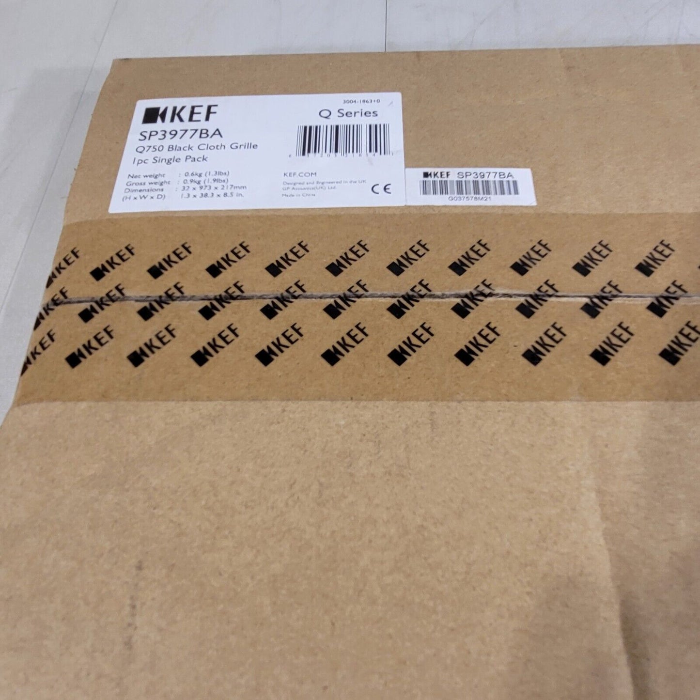 KEF SP3977BA Q750 Black Cloth Grille Single Pack