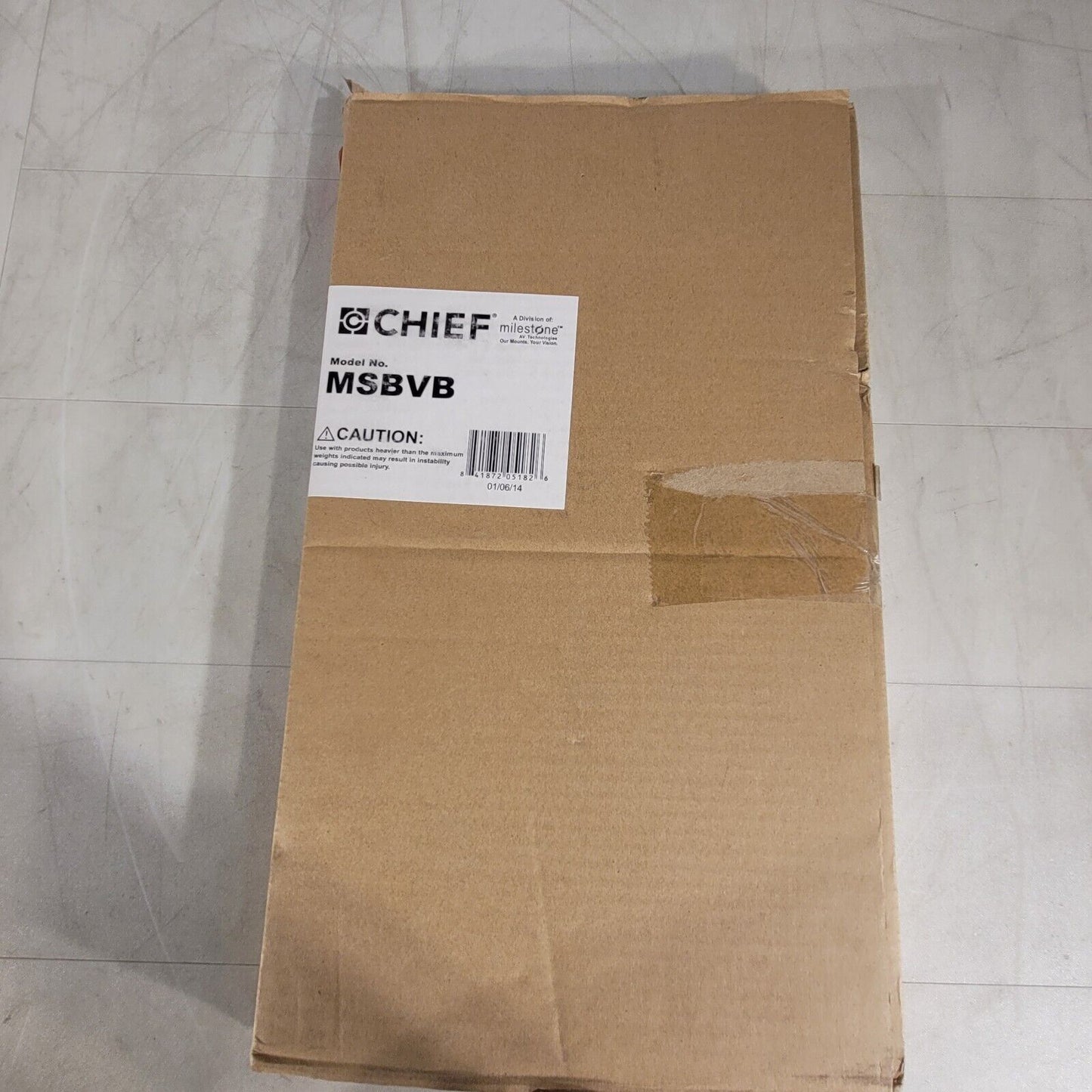 Chief MSBVB Universal Flat Panel Interface Bracket Black