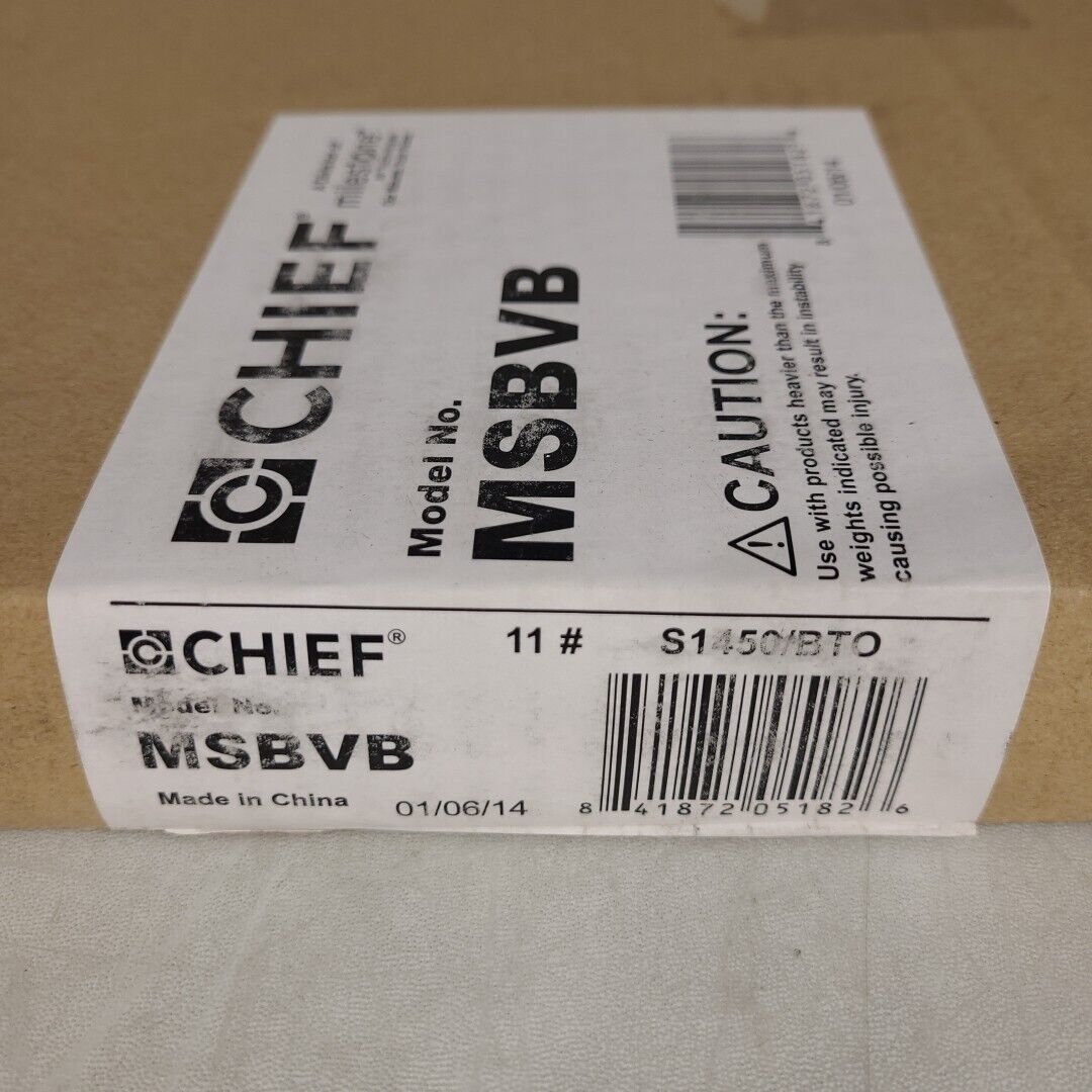 Chief MSBVB Universal Flat Panel Interface Bracket Black
