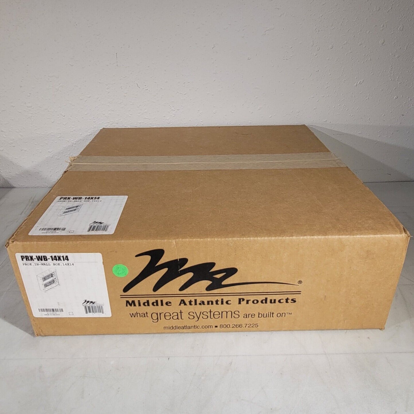 Middle Atlantic 14 x 14" Series In-Wall Box with Two Lever Lock PRX-WB-14X14
