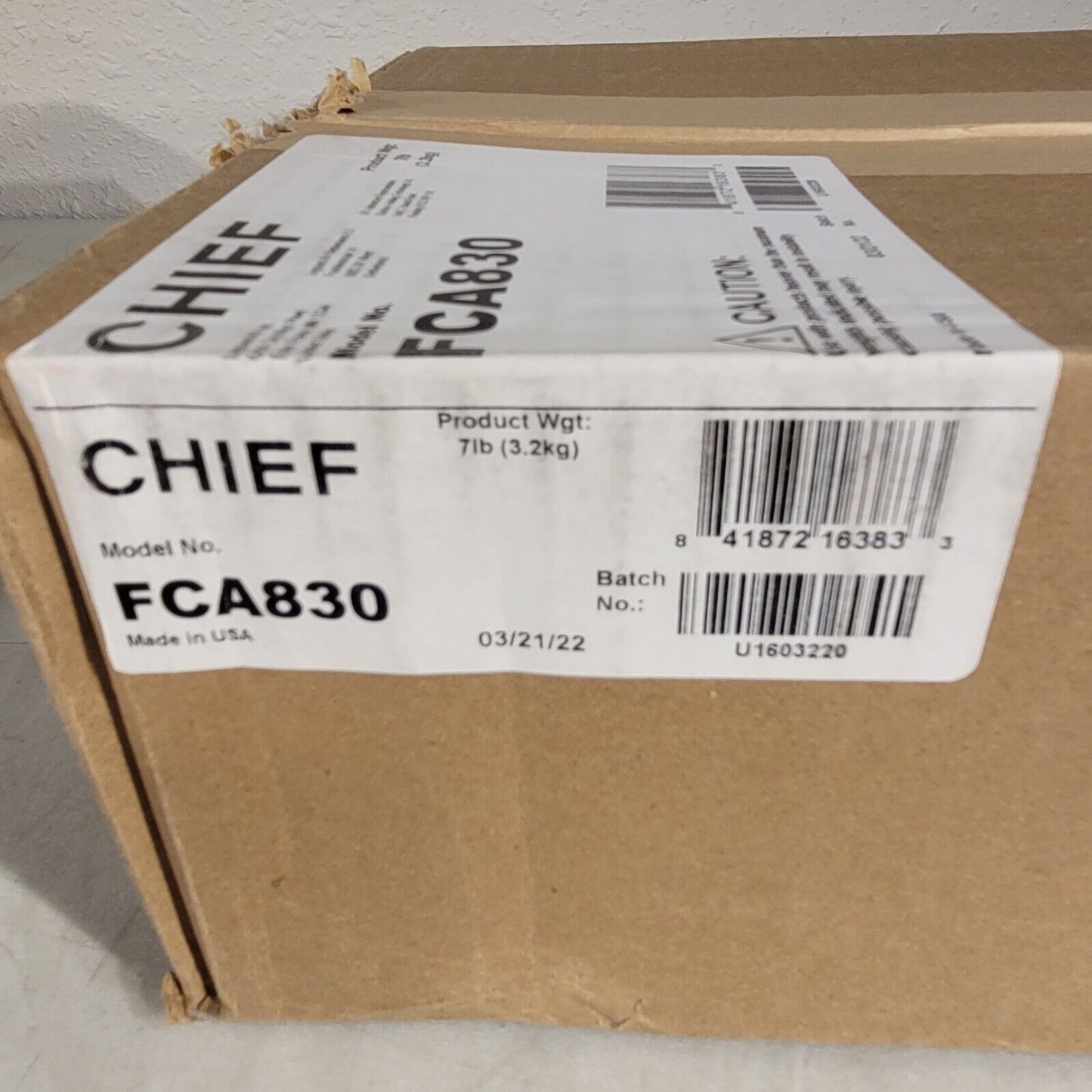 Chief FCA830 Fusion Center Channel Speaker XL Display NEW in Box
