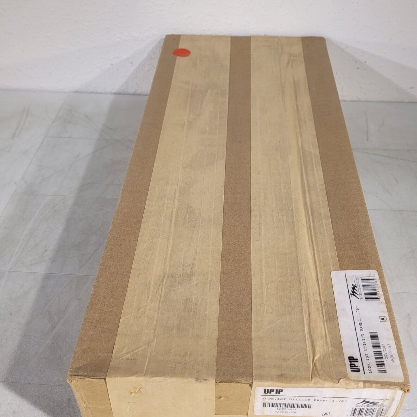 Middle Atlantic UP1P Utility Panel 10pk, 1sp 1.75"