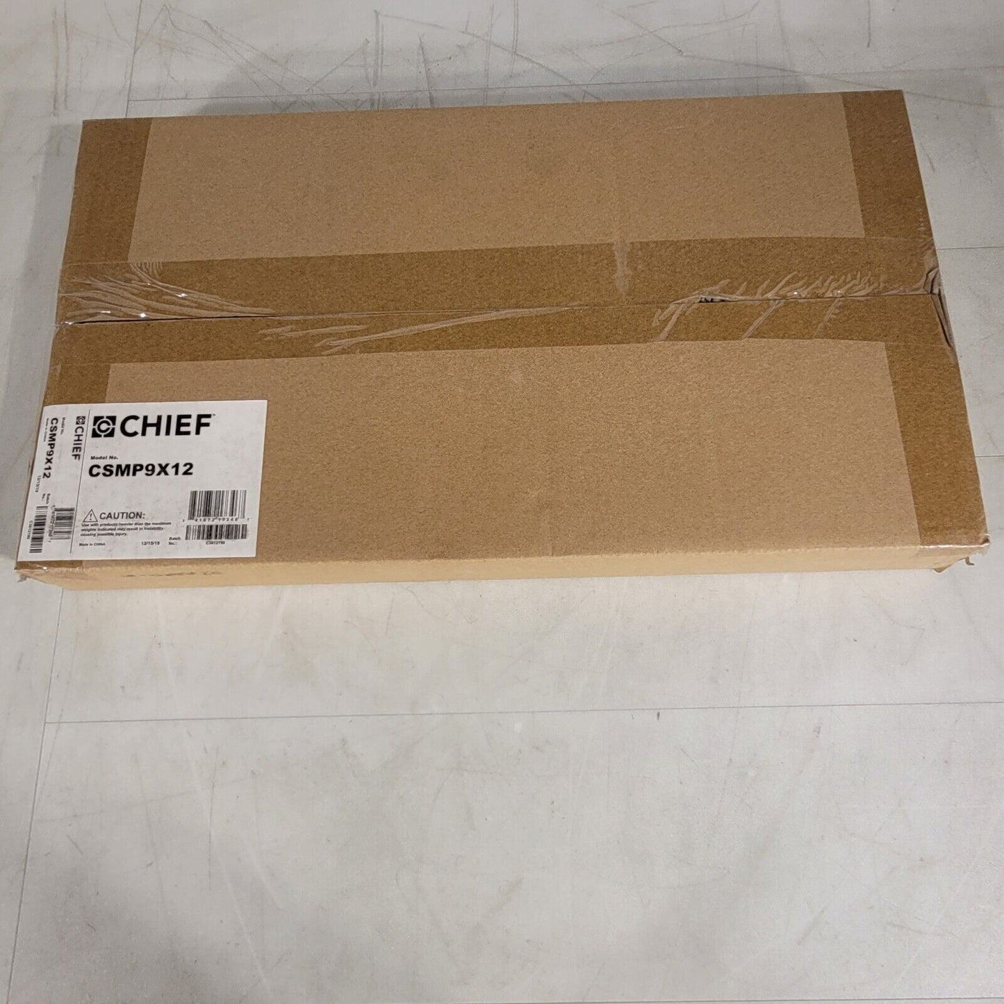 Chief CSMP9X12 Proximity Component Storage Panel Mounting Panel Black 10lb Rated