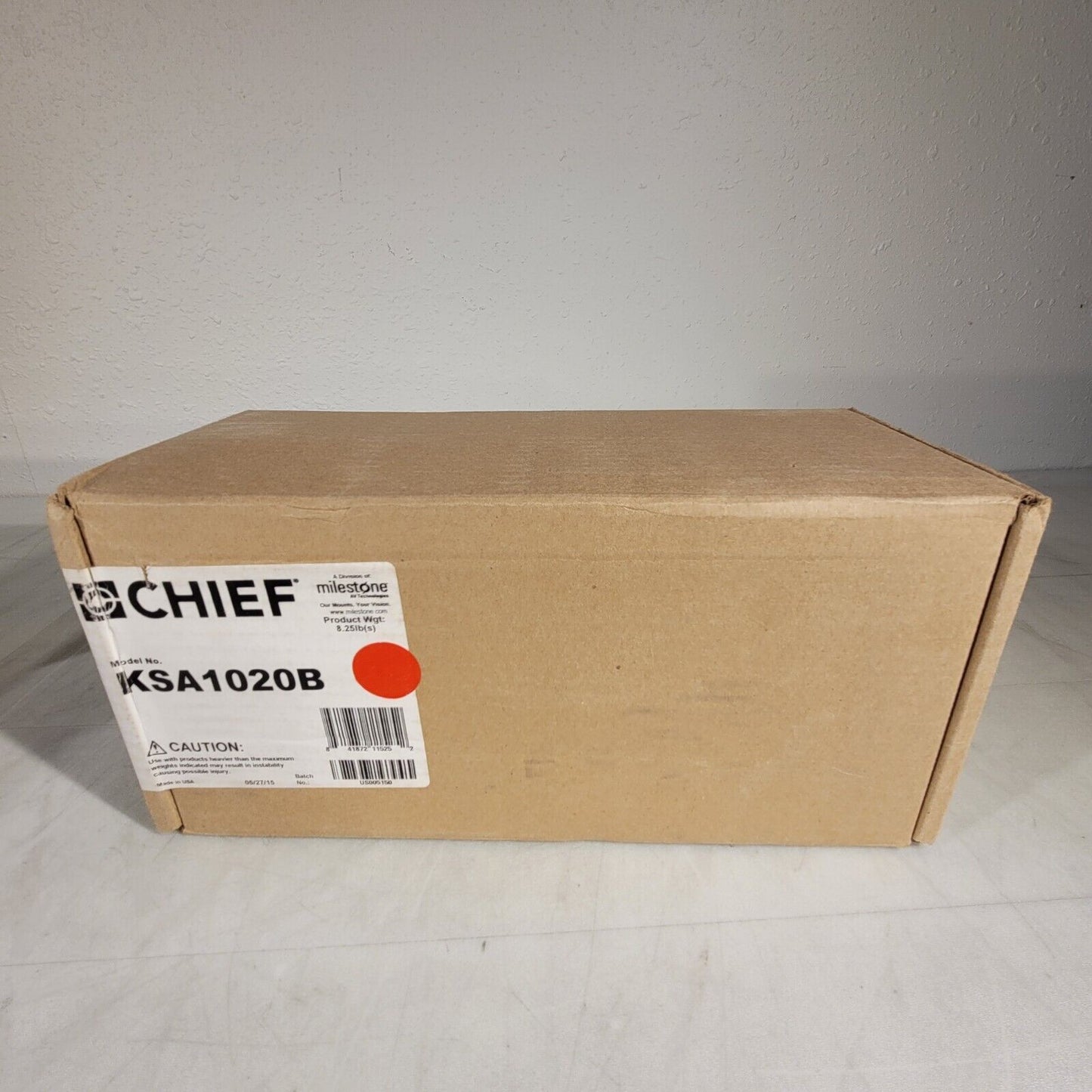 Chief KSA1020B CPU Wall or Desk Mount 40lb Capacity Adjustable Hight 9.75-18"
