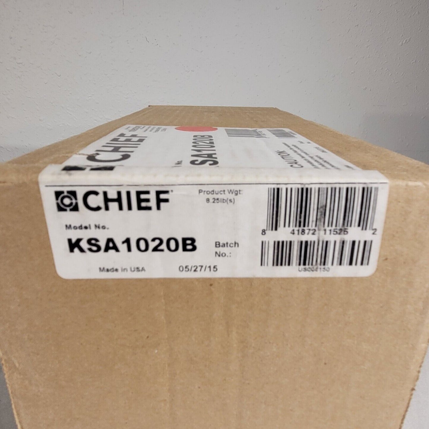 Chief KSA1020B CPU Wall or Desk Mount 40lb Capacity Adjustable Hight 9.75-18"