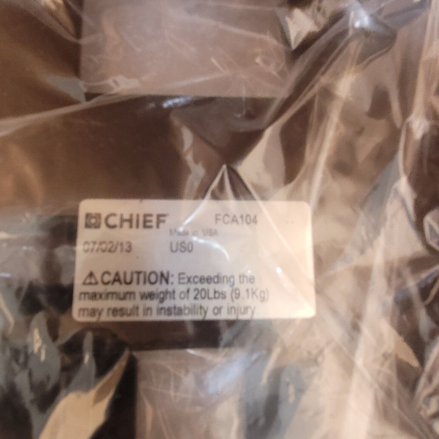 Chief FCA104 FUSION Component Shelf Extender, 20lbs Capacity New Open Box
