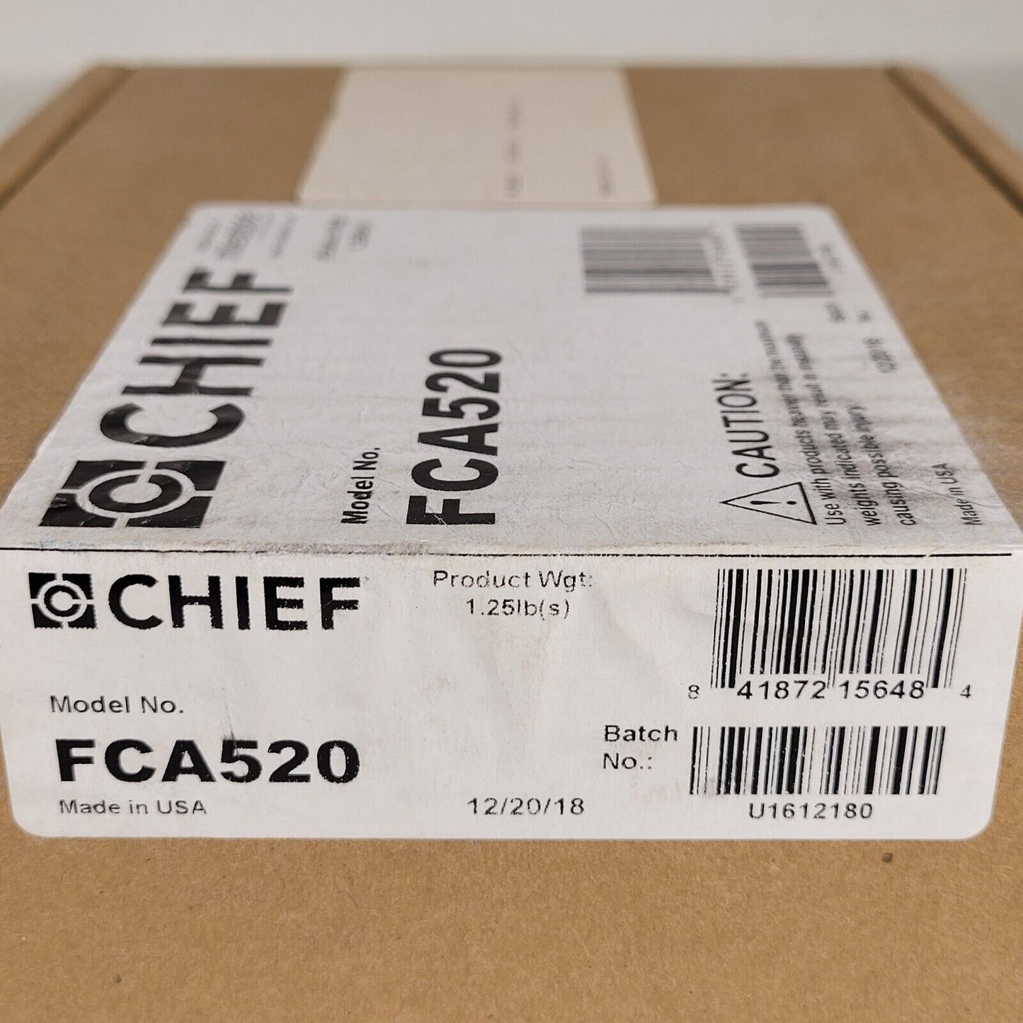 Chief FCA520 Fusion Universal Clamp Kit Set Of 2