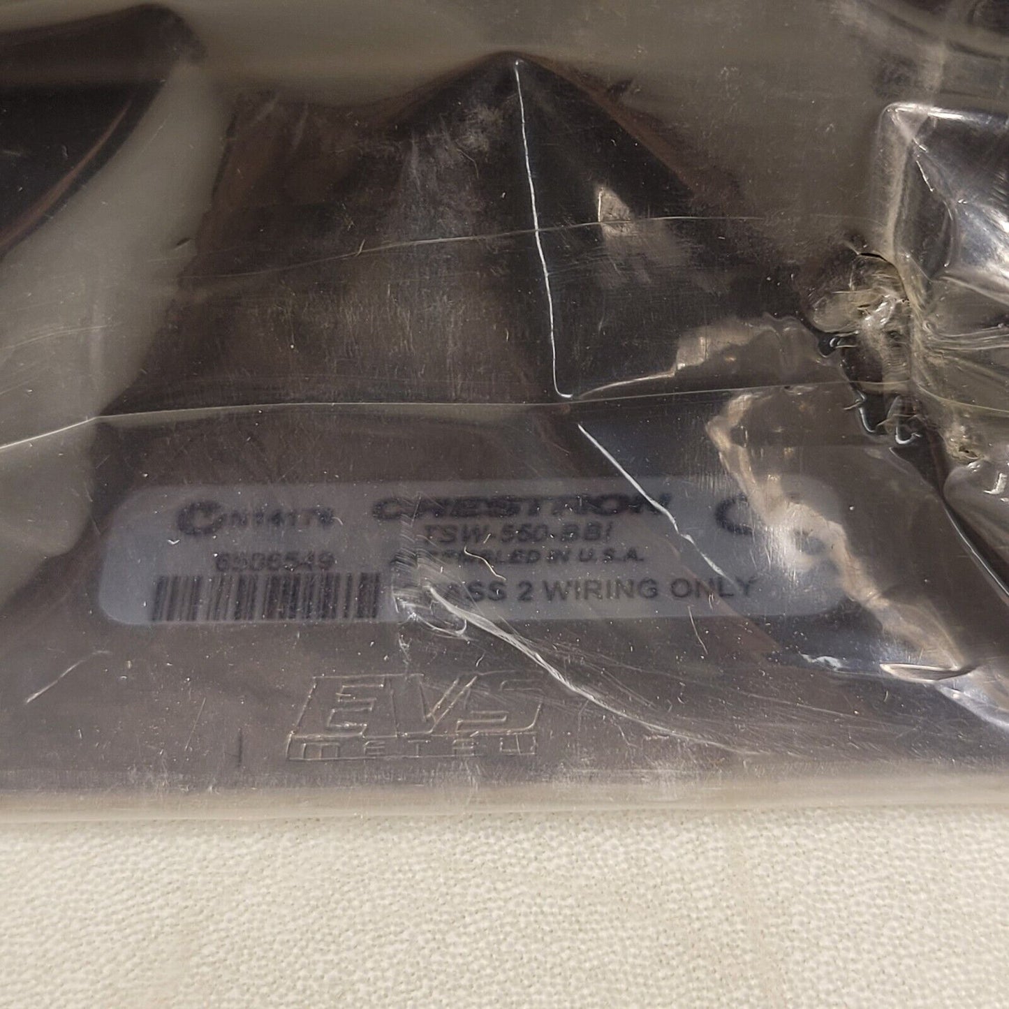 Creston TSW-550-BBI Wall Mount Back Box 4x3×3" For Class 2 Wiring