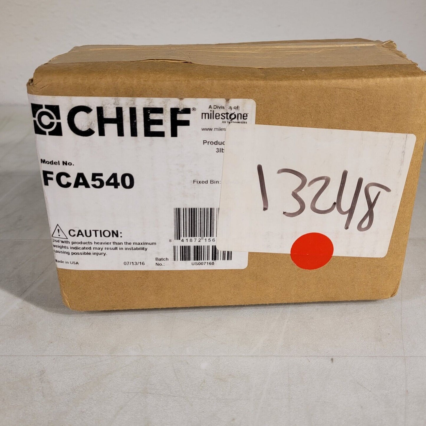 Chief FCA540 Fusion Power Outlet Assembly Black