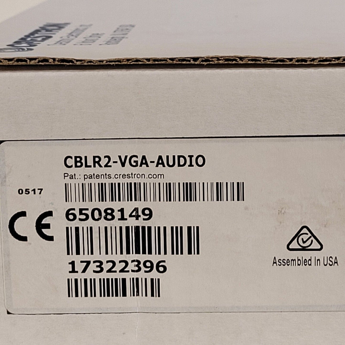 Crestron CBLR2-VGA-AUDIO FlipTop Cable Retractor