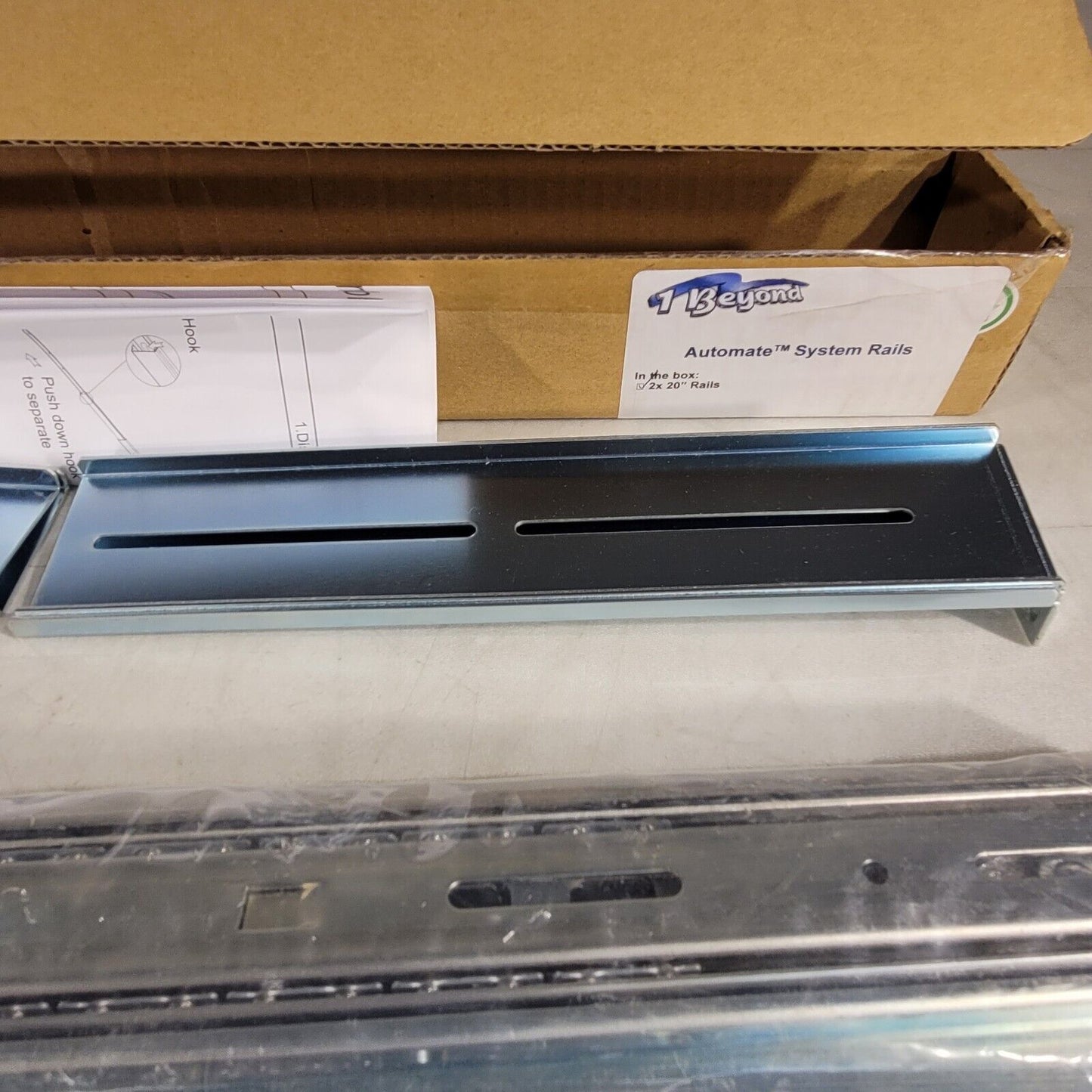1 Beyond Automate™ Systems Rails In the box 2 X 20” Rails
