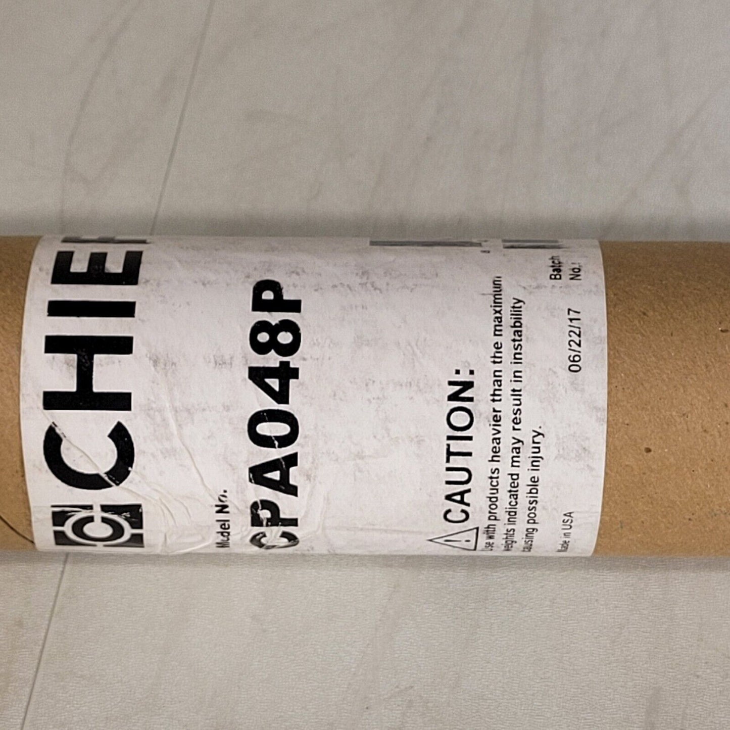 Chief CPA048P 48" Pre-Drilled Pin Connection Column