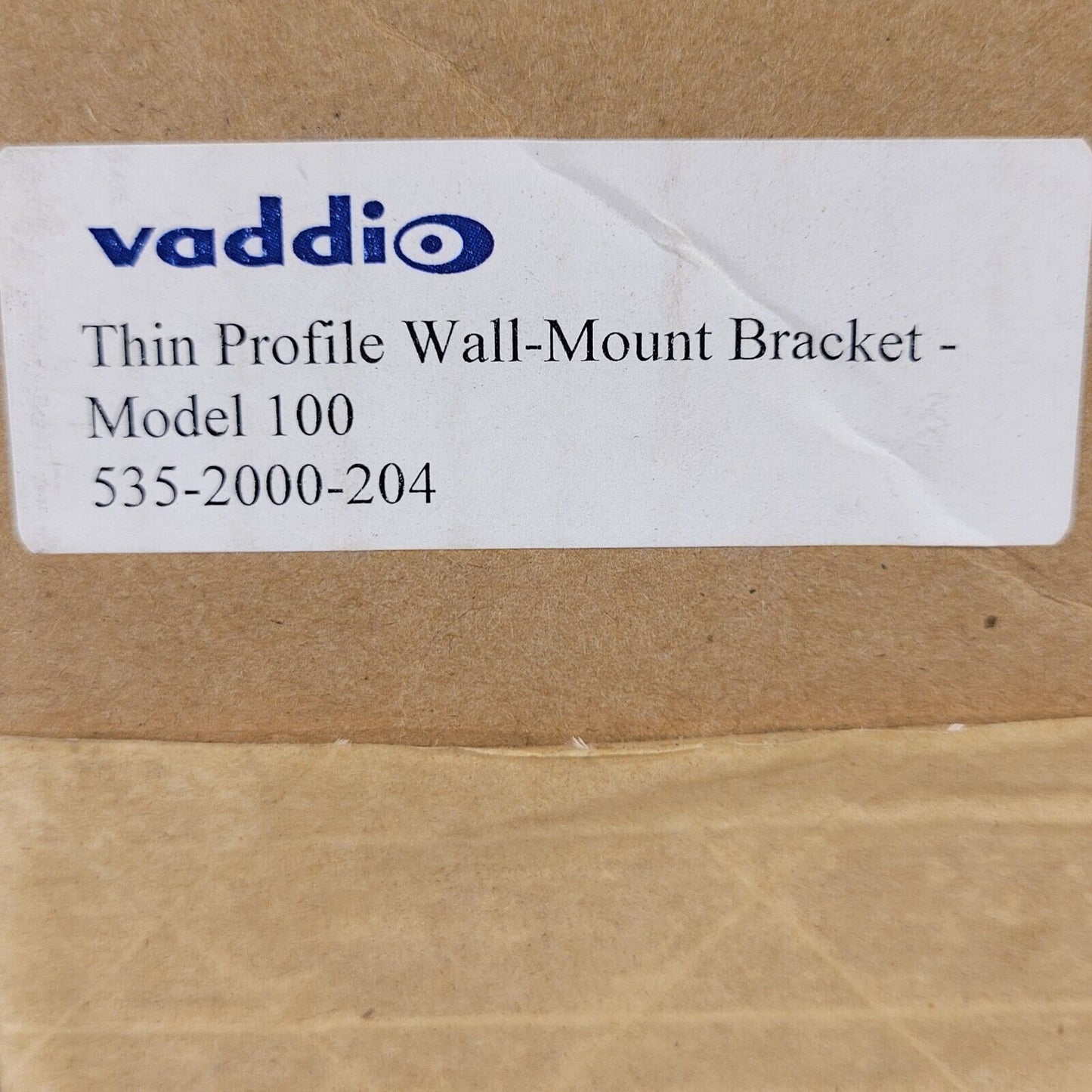 Vaddio 535-2000-204 Thin Profile Wall Mount Bracket for Sony EVI-D100 PTZ Camera