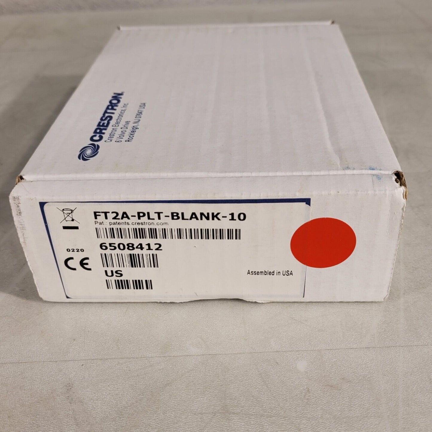 Crestron FT2A-PLT-BLANK-10 Blank Plate Modules for FT2 Series