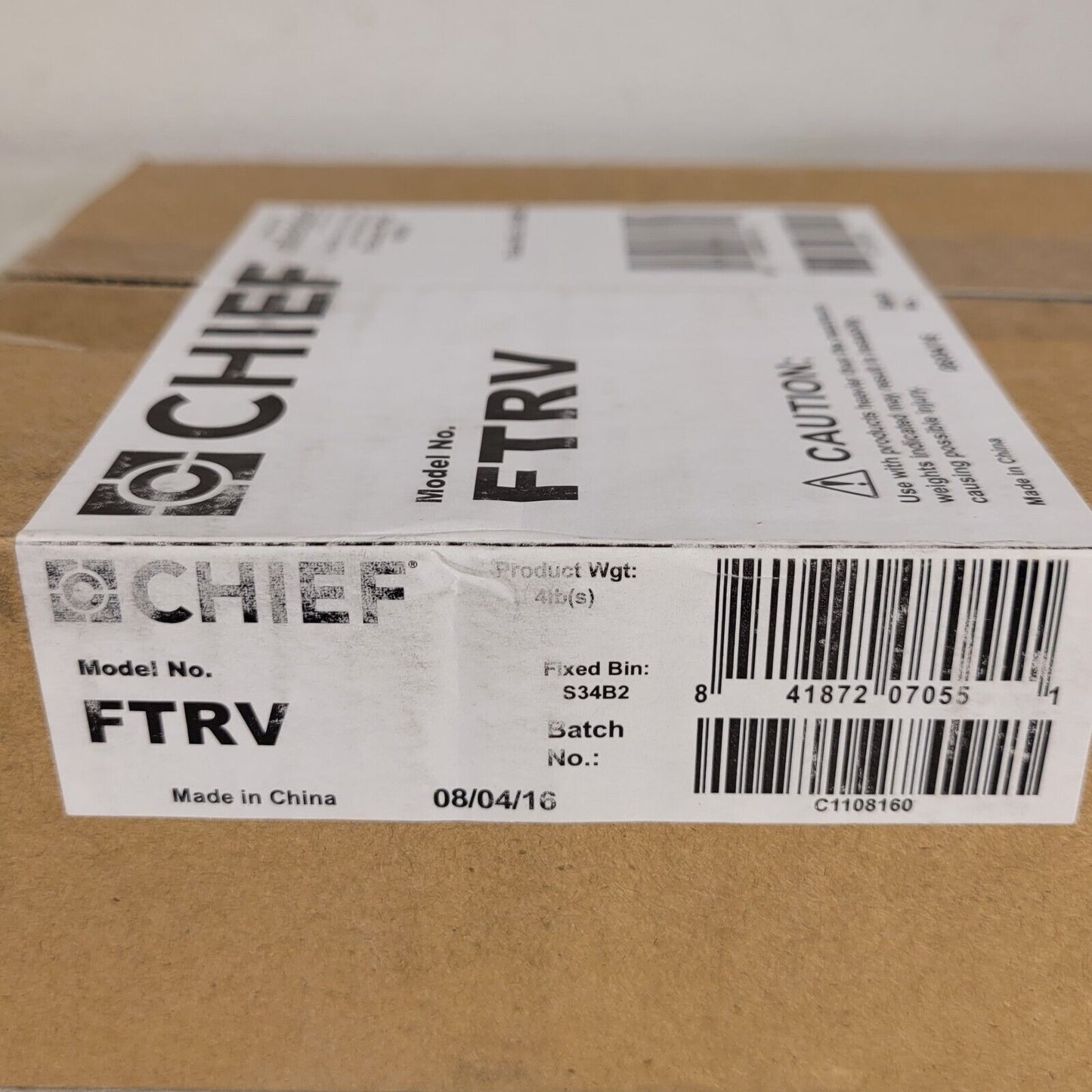 Chief FTRV Tilting Flat Panel Wall Mount for Displays up to 32"