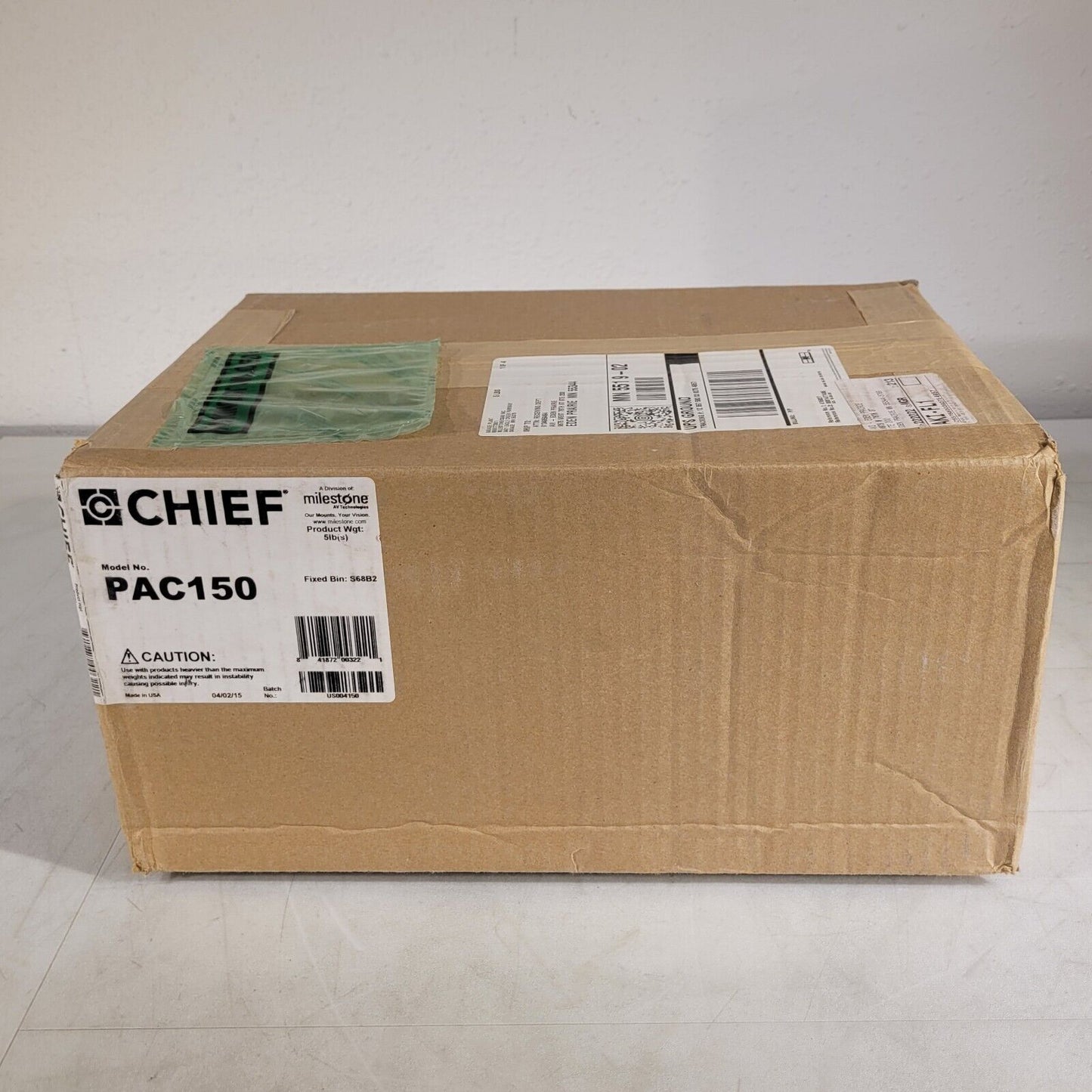 Chief PAC150 Video Conferencing Camera Shelf 12" W x 7" D