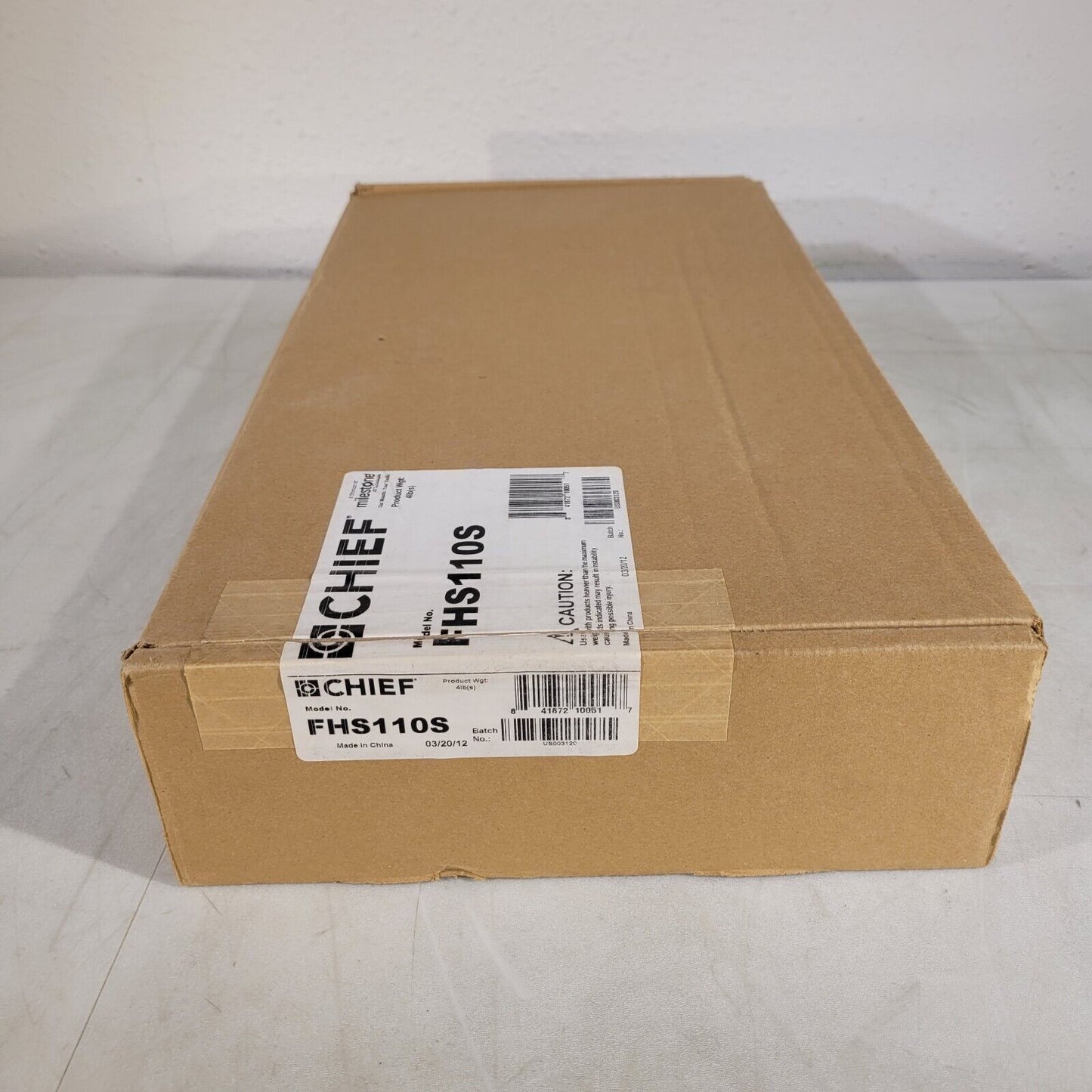 Chief FHS-110S Flat Panel Ceiling Mount For 13" to 23" Displays up to 40lb