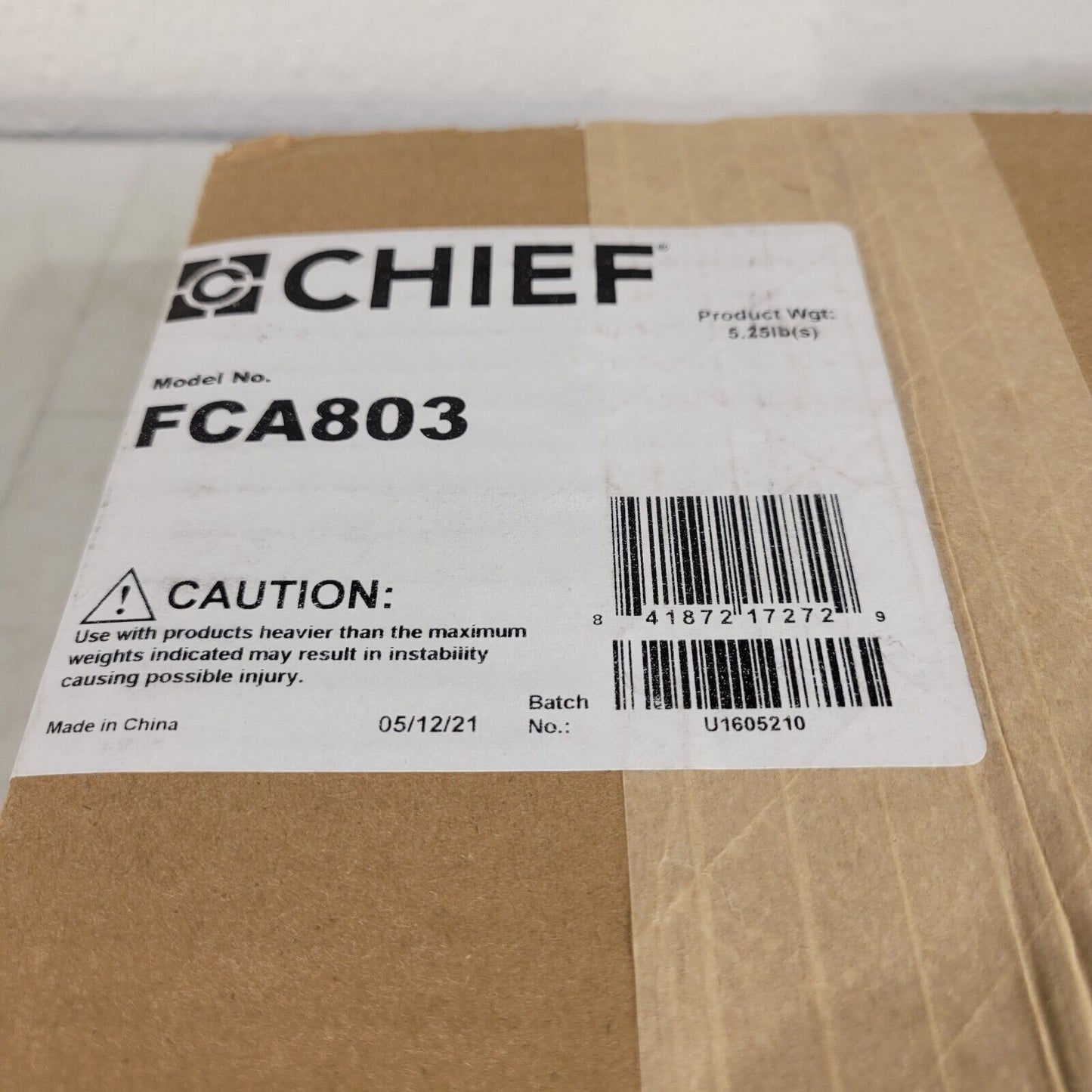 Chief FCA803 Fusion Above/Below Accessory Shelf for 37 to 70" Displays