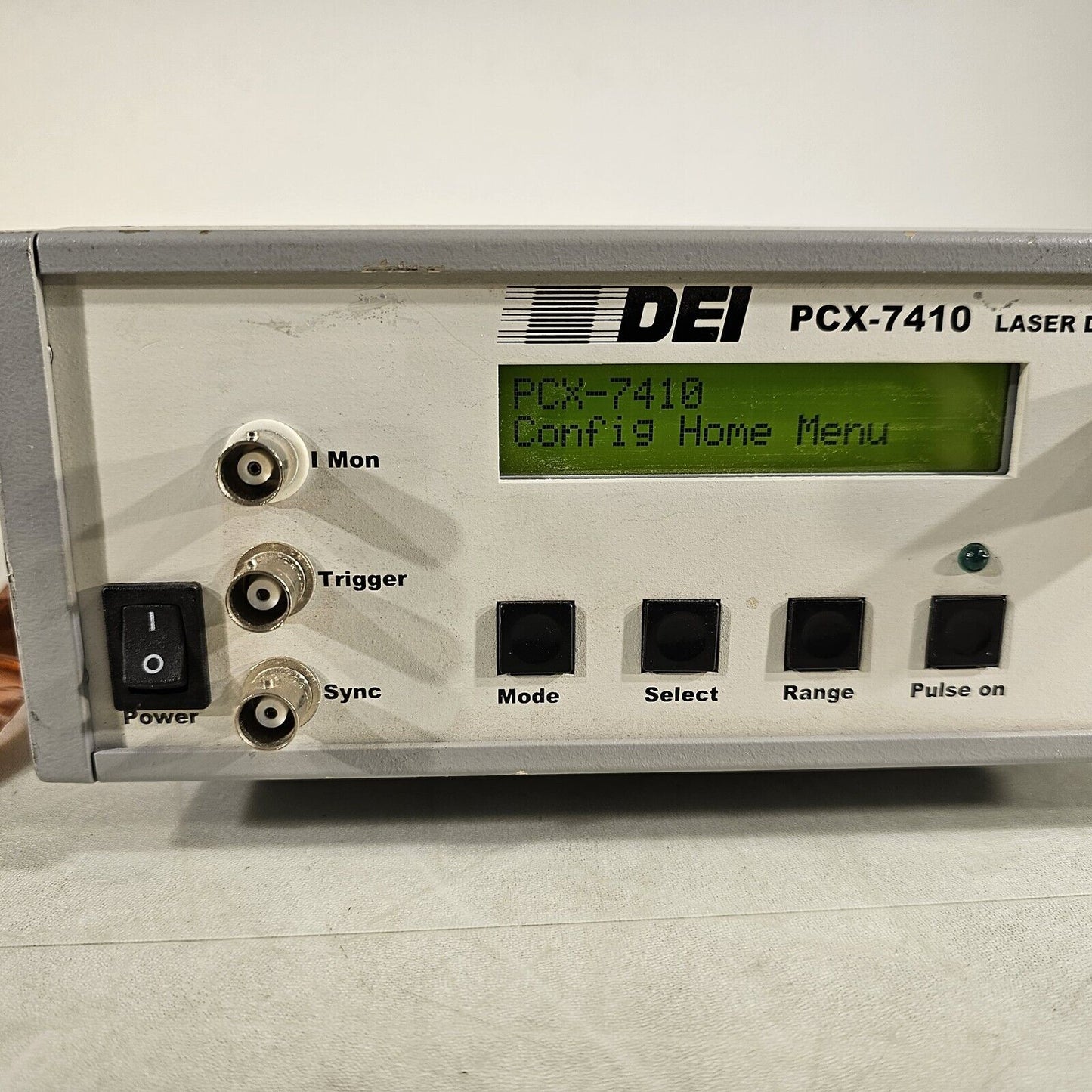 Directed Energy DEI PCX-7410 10A CW/QCW Laser Diode Driver Current Source BNC