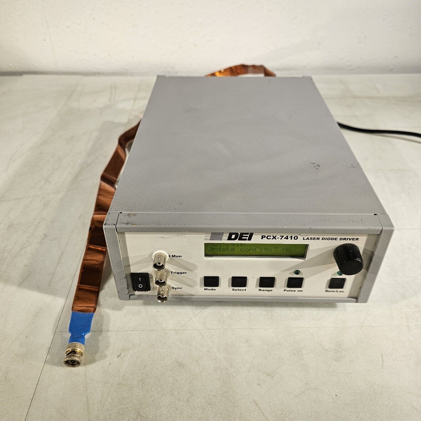 Directed Energy DEI PCX-7410 10A CW/QCW Laser Diode Driver Current Source BNC