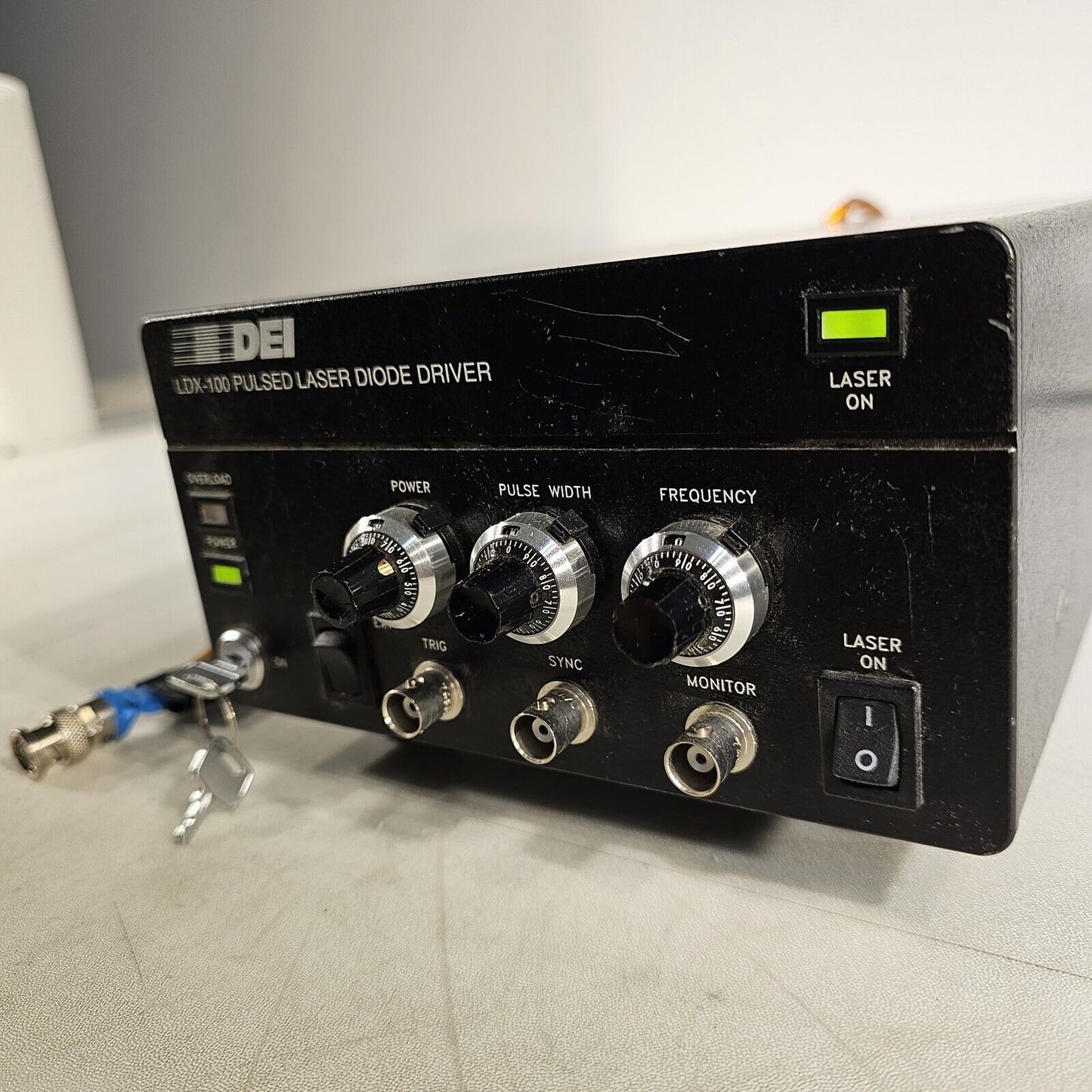 DEI Directed Energy LDX-100 100A Max Pulsed Laser Diode Driver BNC