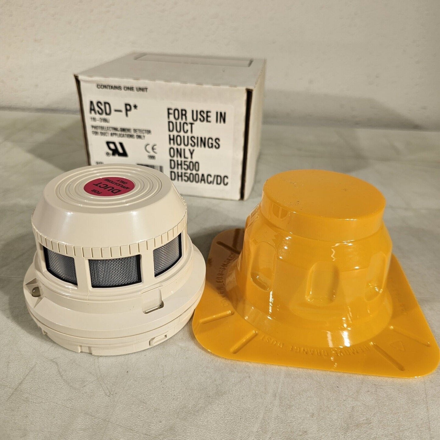 FCI ASD-P Duct Photoelectric Smoke Detector Gamewell ASDP Remote Test Capable