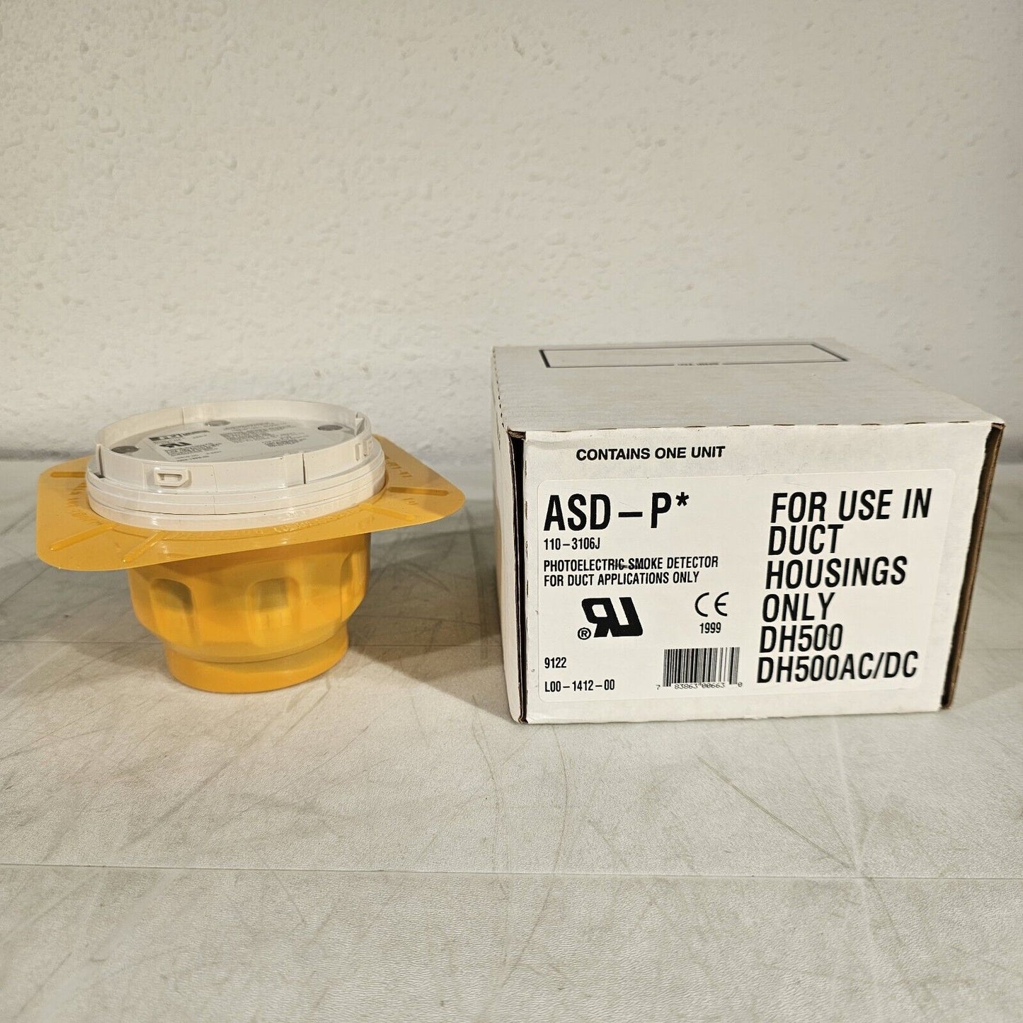 FCI ASD-P Duct Photoelectric Smoke Detector Gamewell ASDP Remote Test Capable