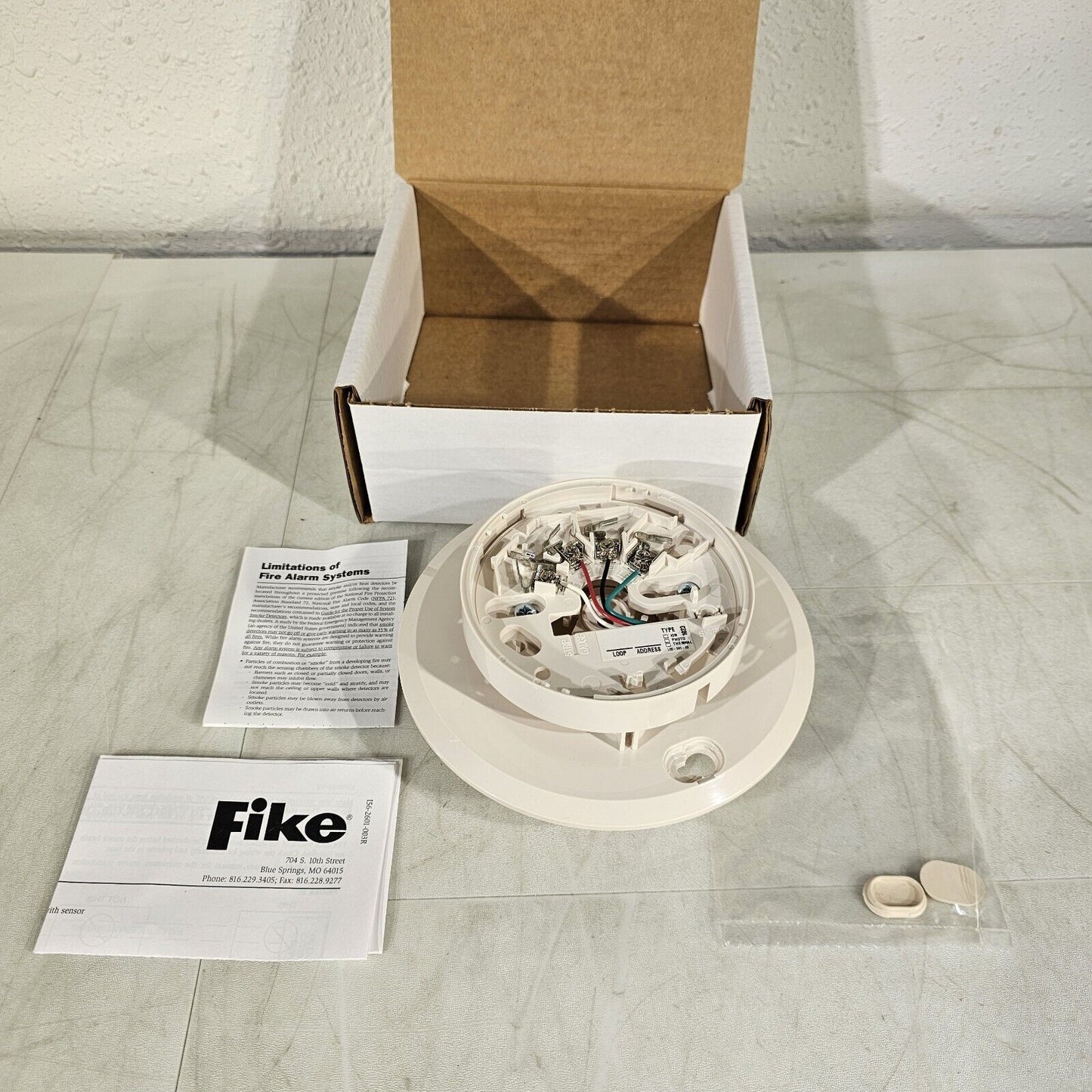 Fike 63-1064 Sounder Base with Horn 631064 Fire Alarm Mount NOS