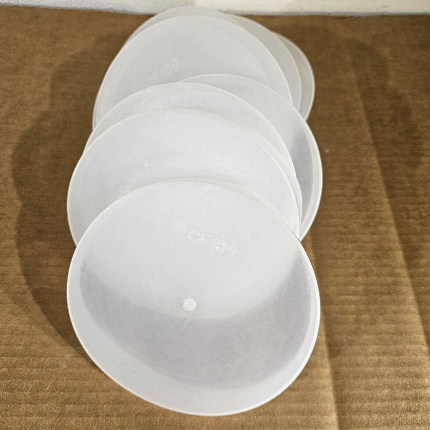 DN100CF 6" CF Conflat Flange Protector Cap Knife Edge Cover Plastic PE 10-Pack