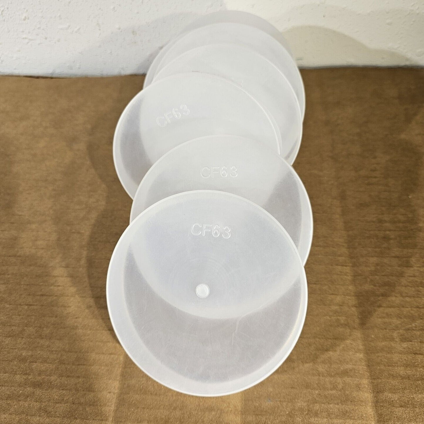 DN63CF 4.5" CF Conflat Flange Protector Cap Knife Edge Cover Plastic PE 10-Pack
