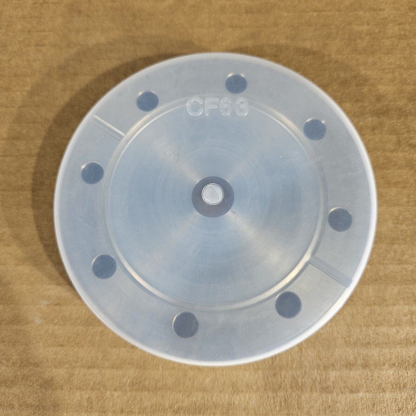 DN63CF 4.5" CF Conflat Flange Protector Cap Knife Edge Cover Plastic PE 10-Pack