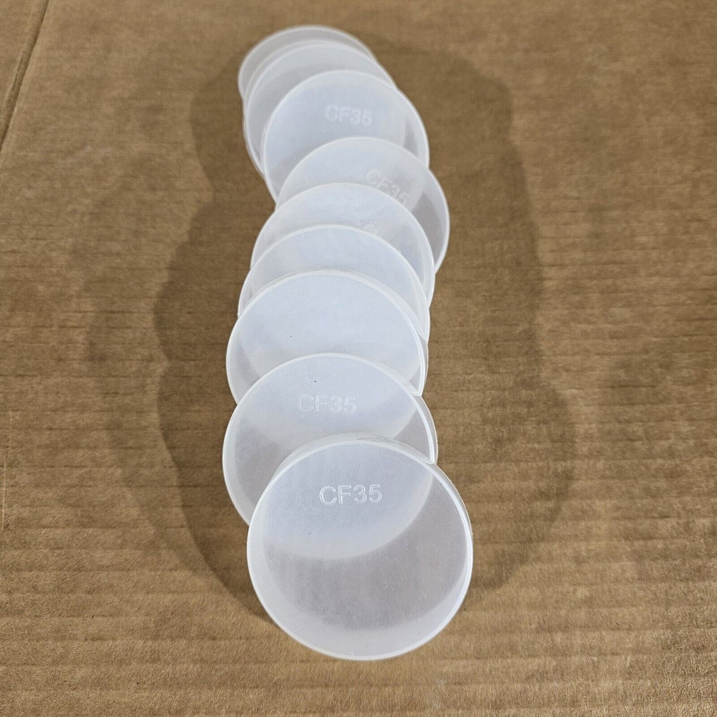 DN35CF 2.75" CF Conflat Flange Protector Cap Knife Edge Guard Plastic PE 10-Pack
