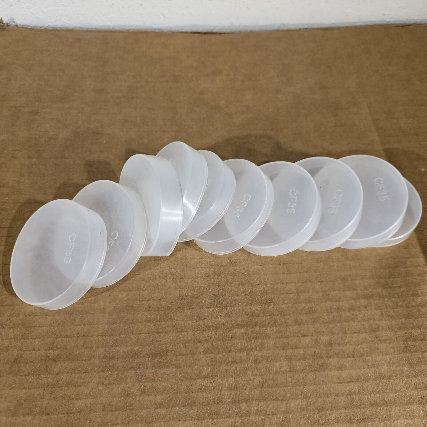DN35CF 2.75" CF Conflat Flange Protector Cap Knife Edge Guard Plastic PE 10-Pack